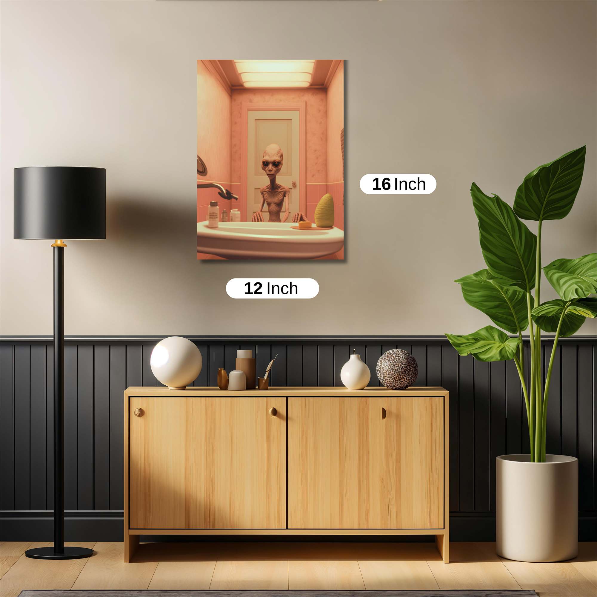 Alien Curiosity Safe Wall Magnetic / M