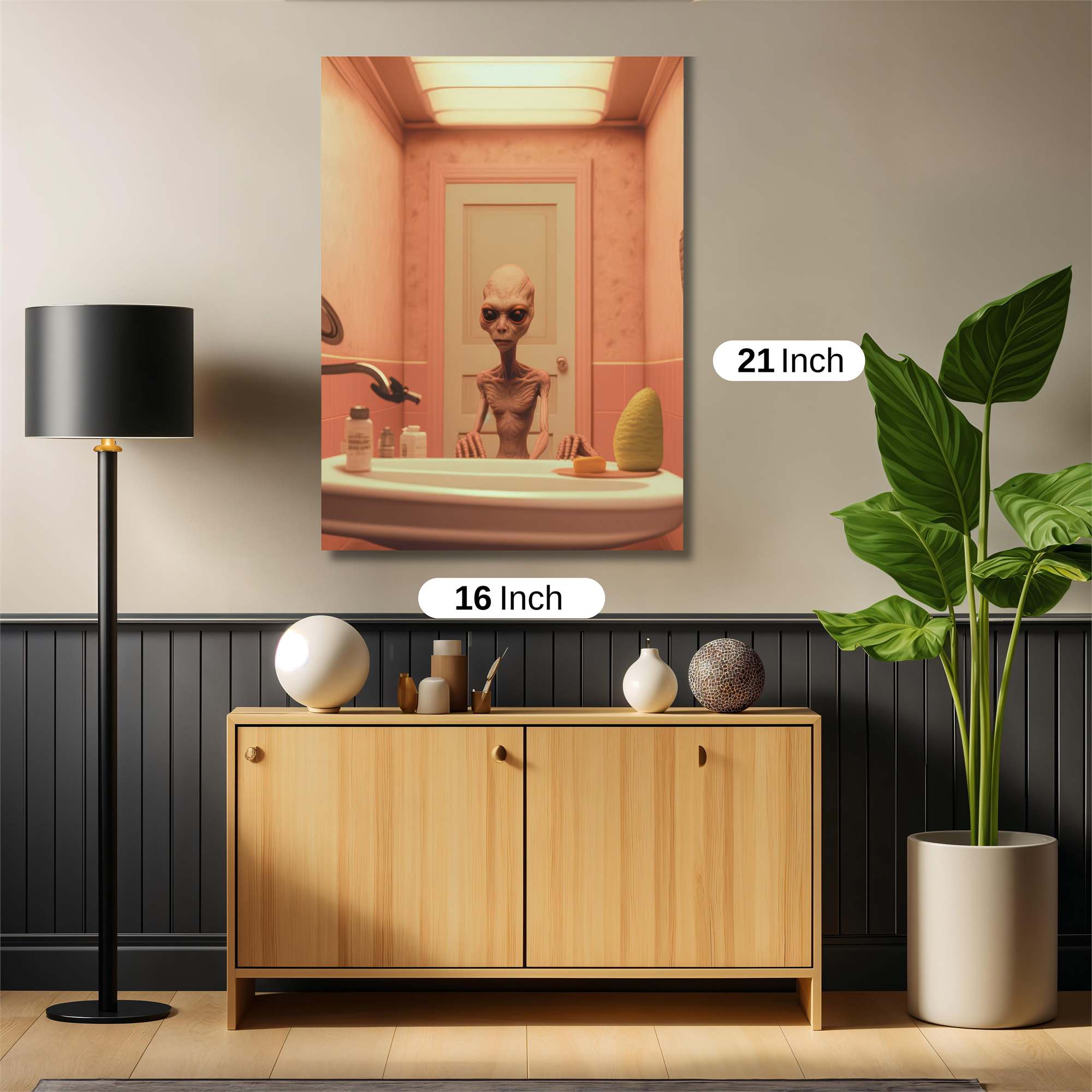 Alien Curiosity Safe Wall Magnetic / M