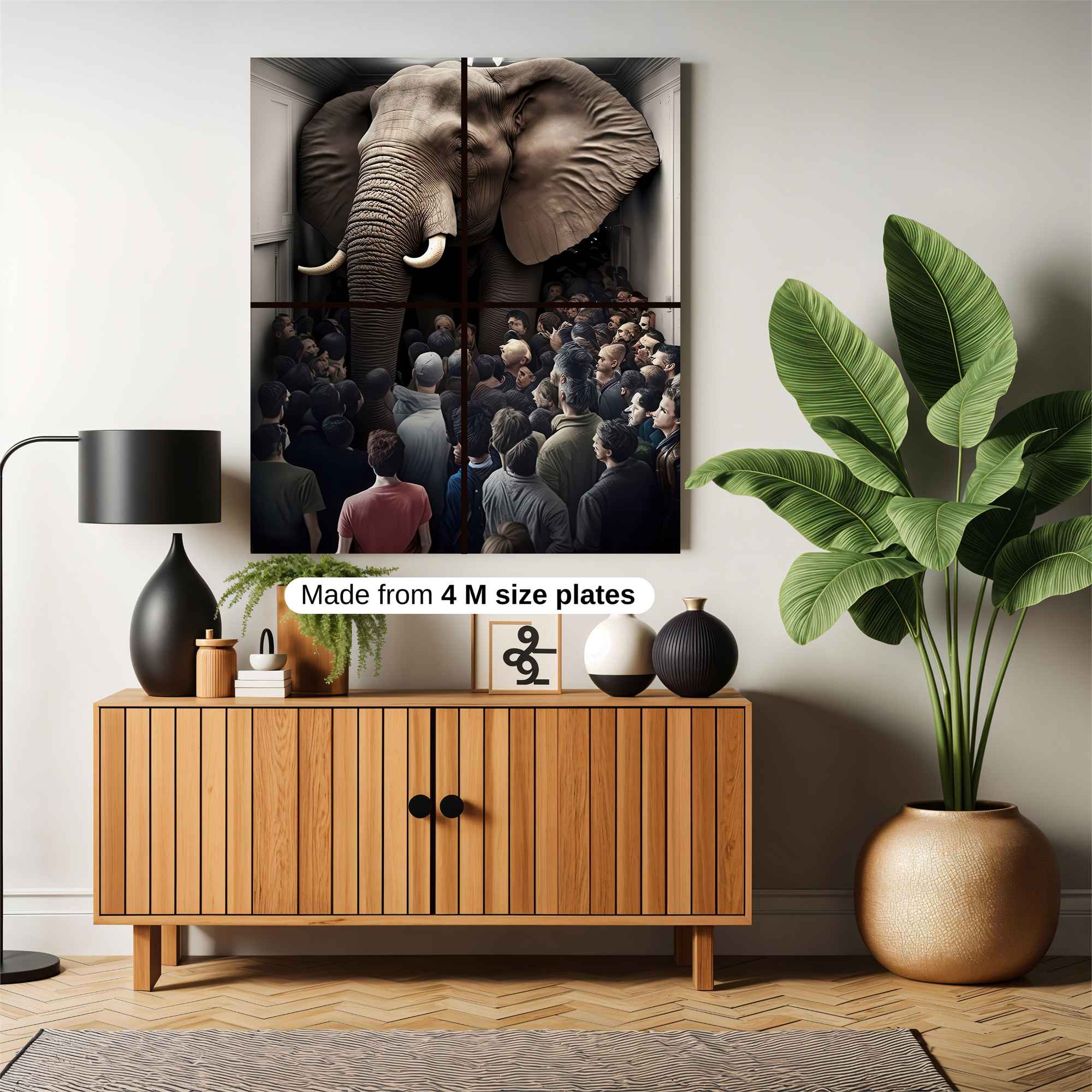 Elephant Enigma Safe Wall Magnetic / M