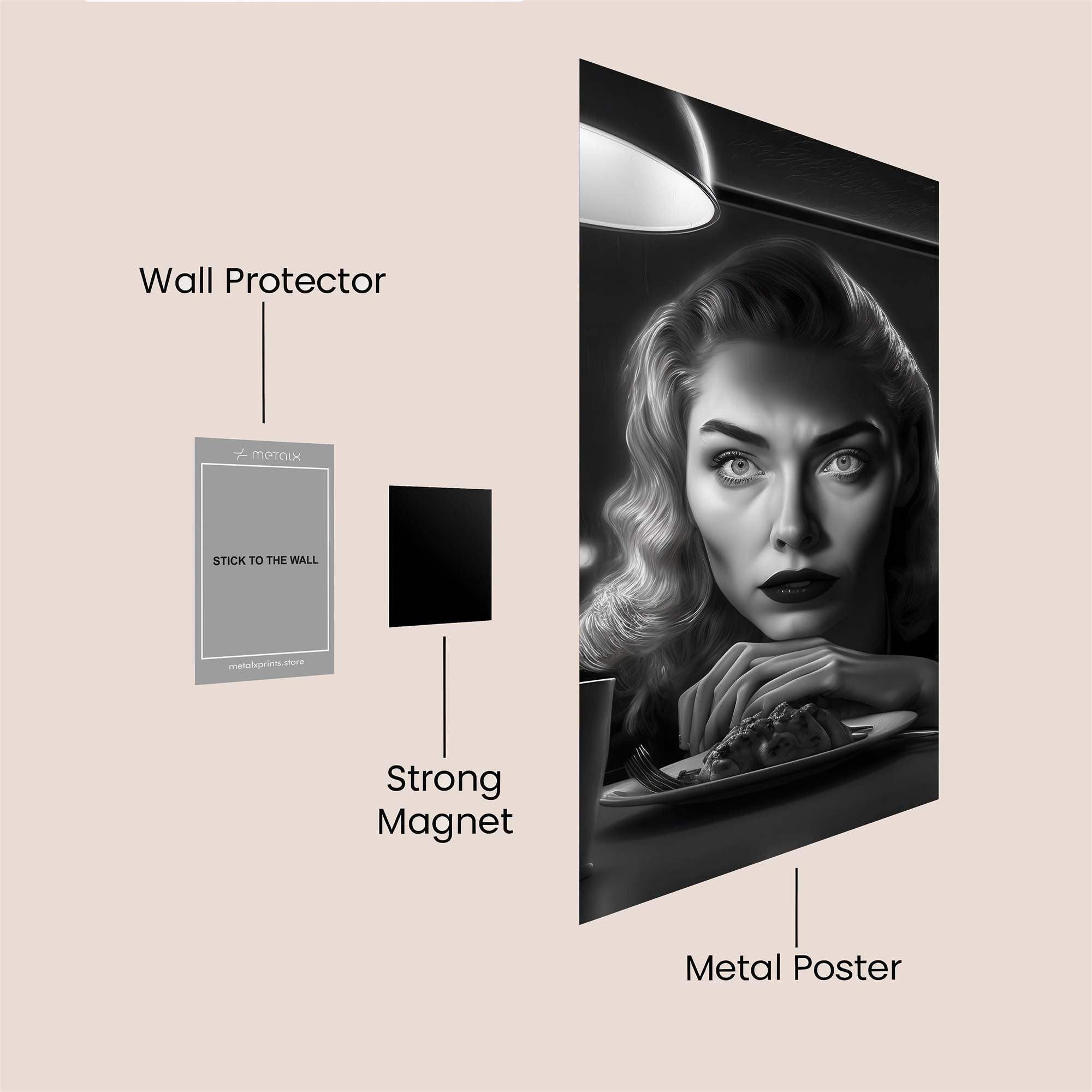 Diner Enigma Safe Wall Magnetic / M
