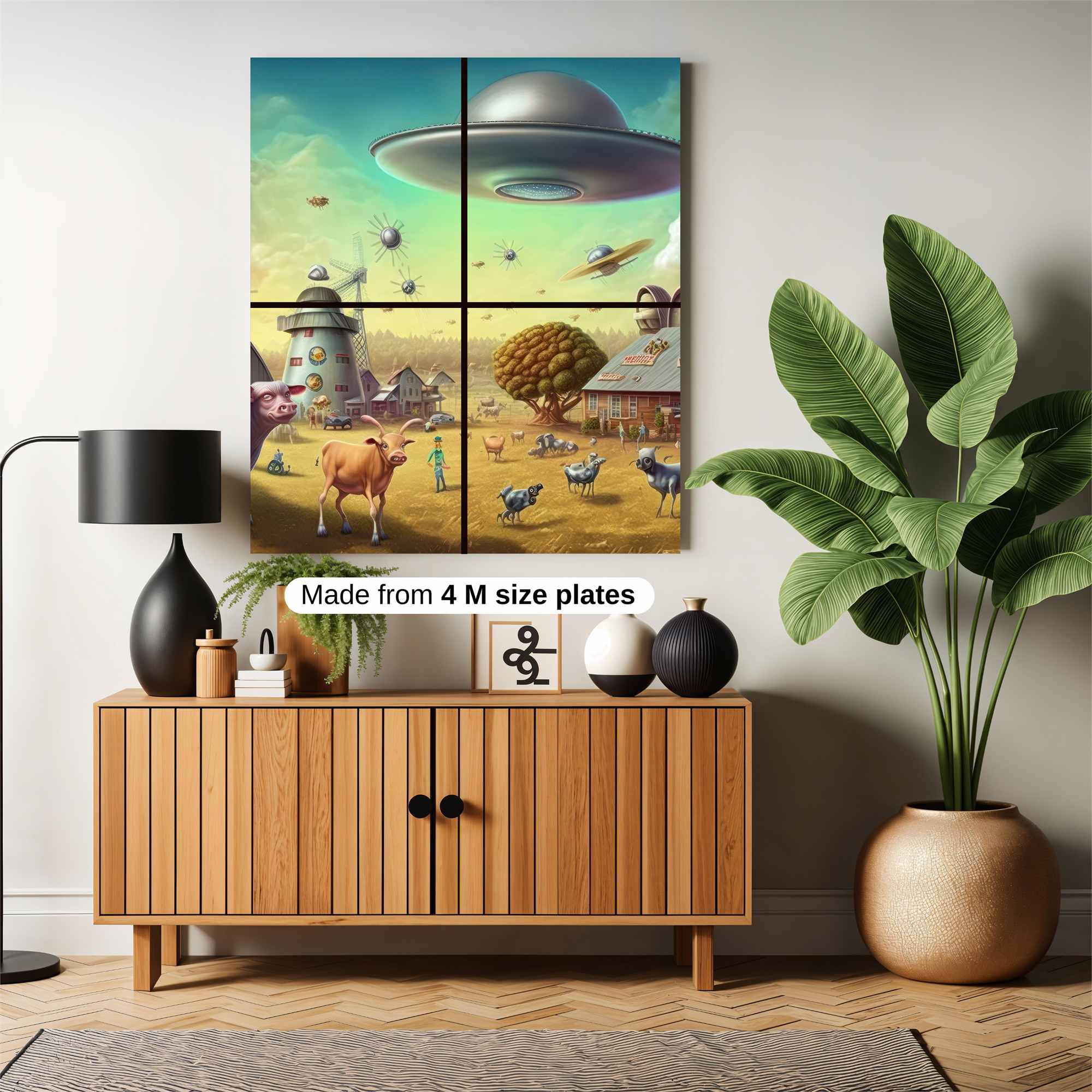 Alien Pastoral Safe Wall Magnetic / M