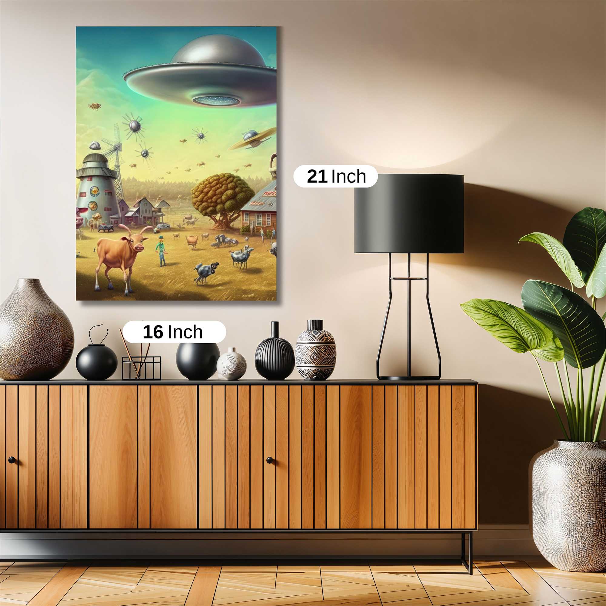Alien Pastoral Safe Wall Magnetic / M