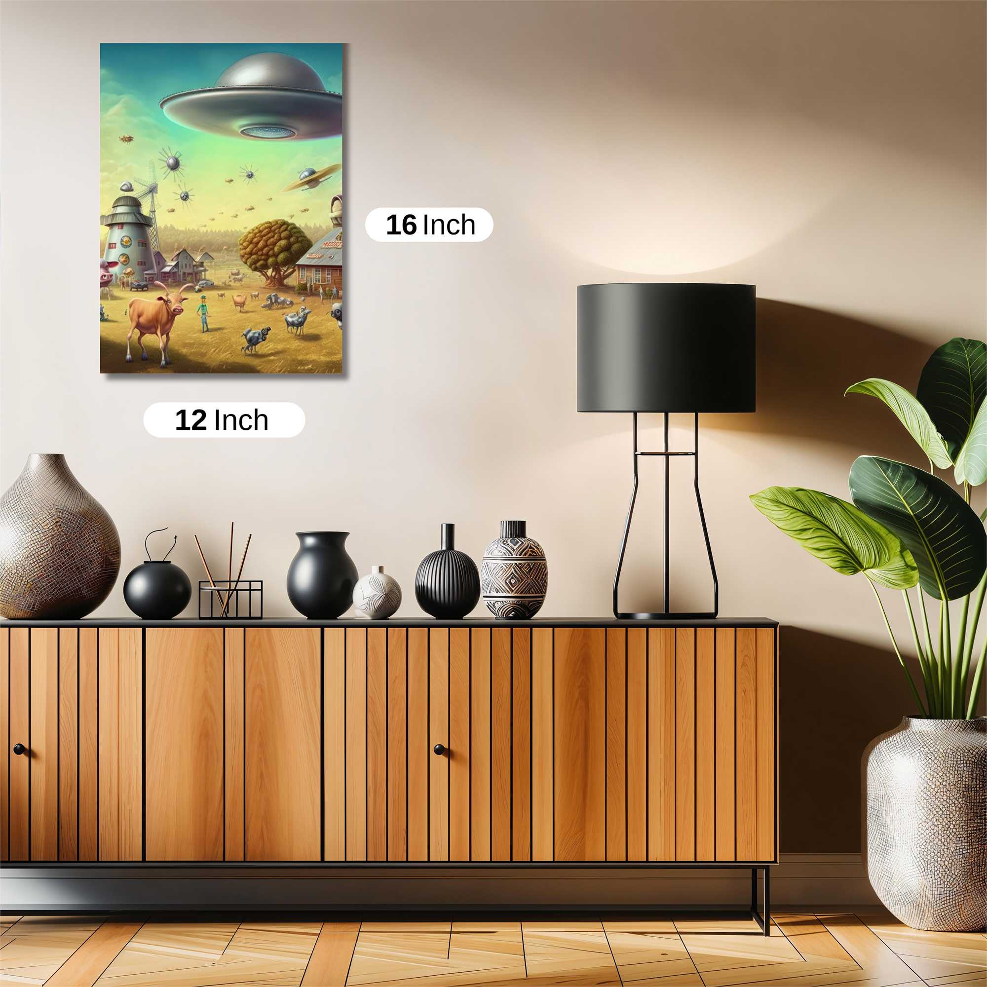 Alien Pastoral Safe Wall Magnetic / M