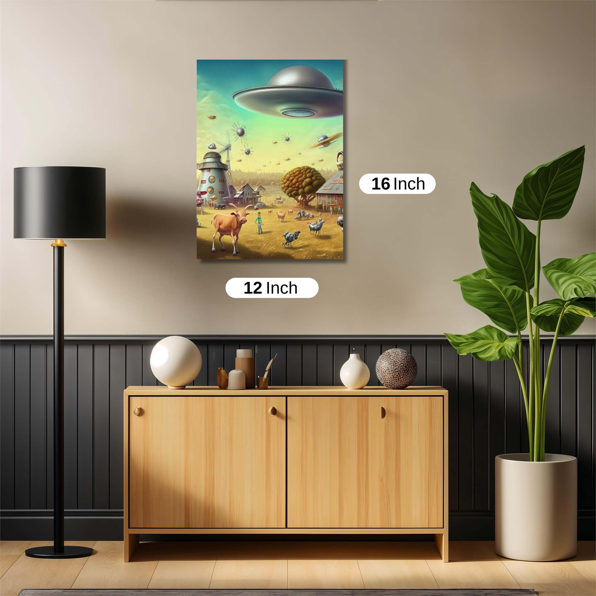 Alien Pastoral Safe Wall Magnetic / M