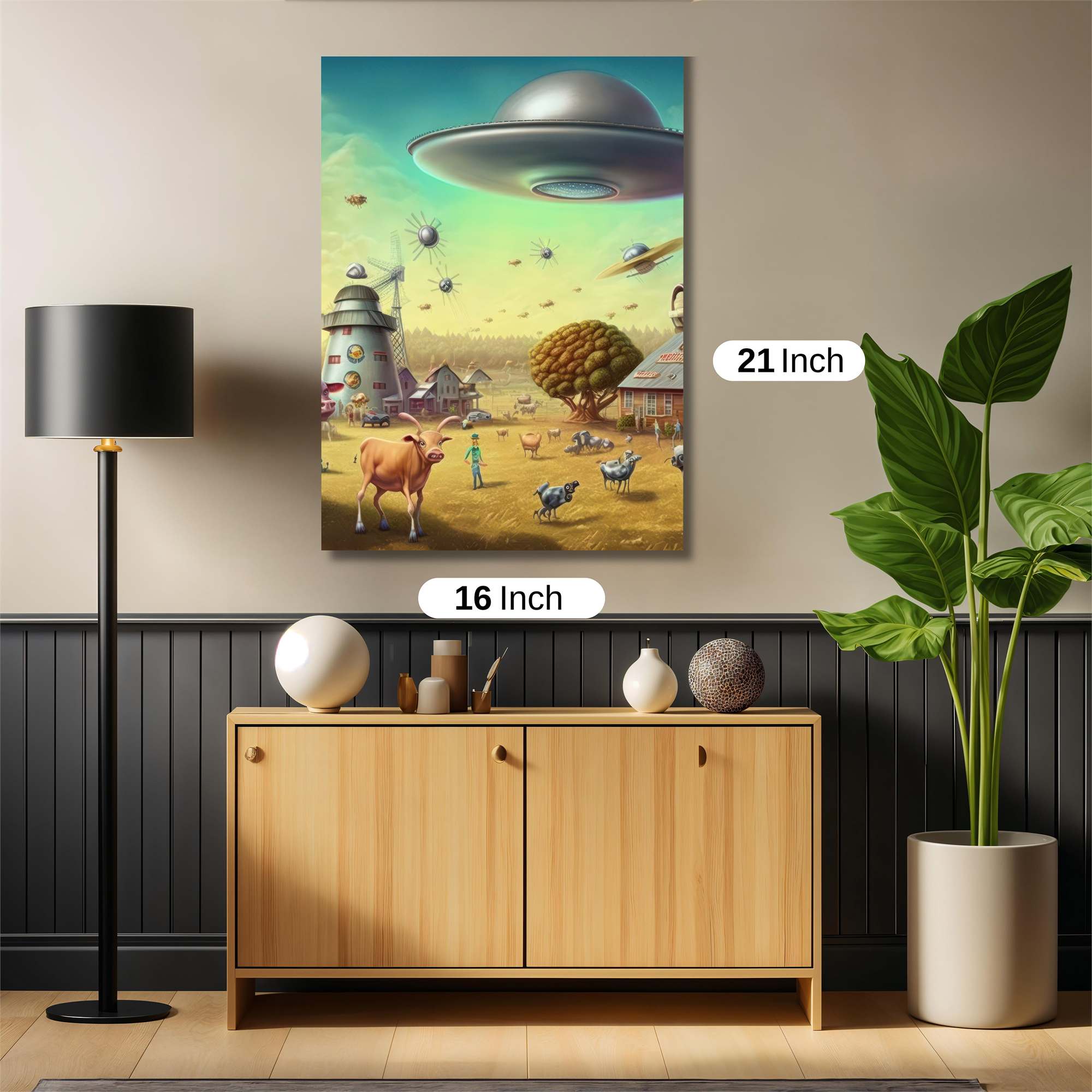 Alien Pastoral Safe Wall Magnetic / M