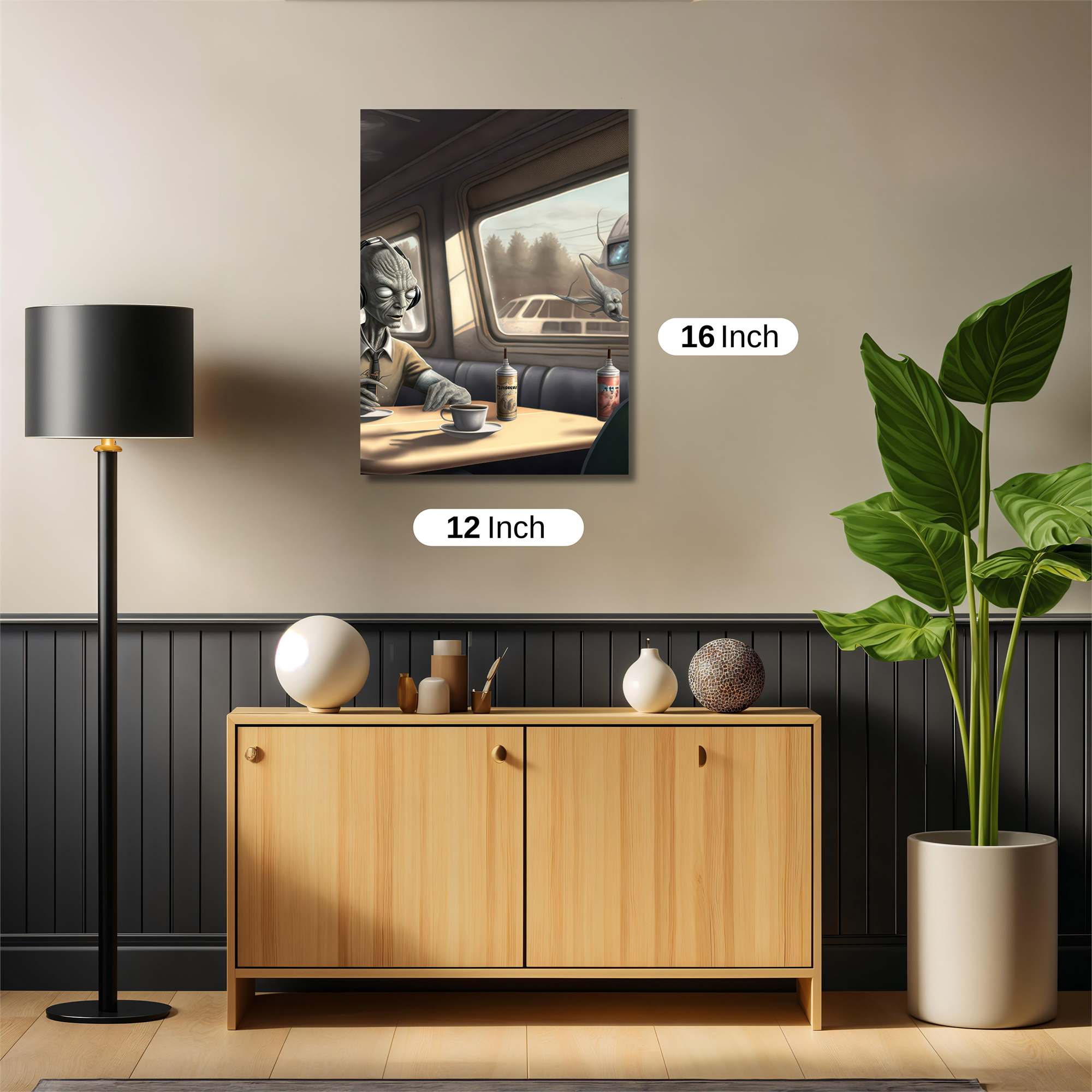 Alien Serenity Safe Wall Magnetic / M