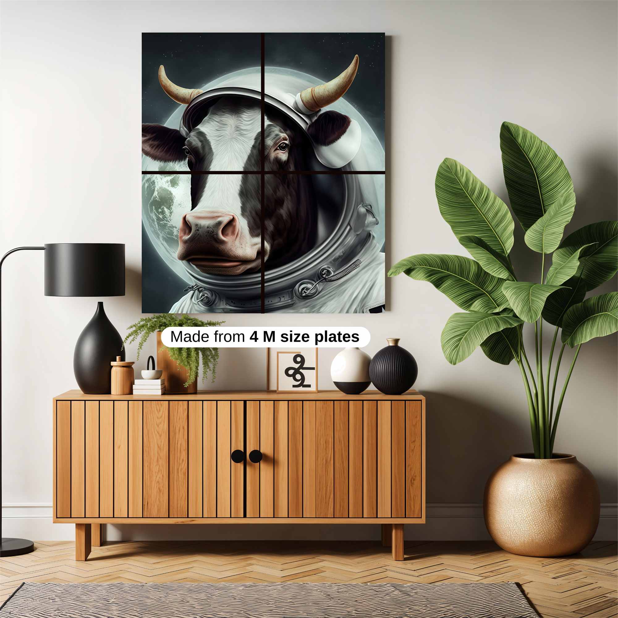 Cowstronaut Cosmic Safe Wall Magnetic / M