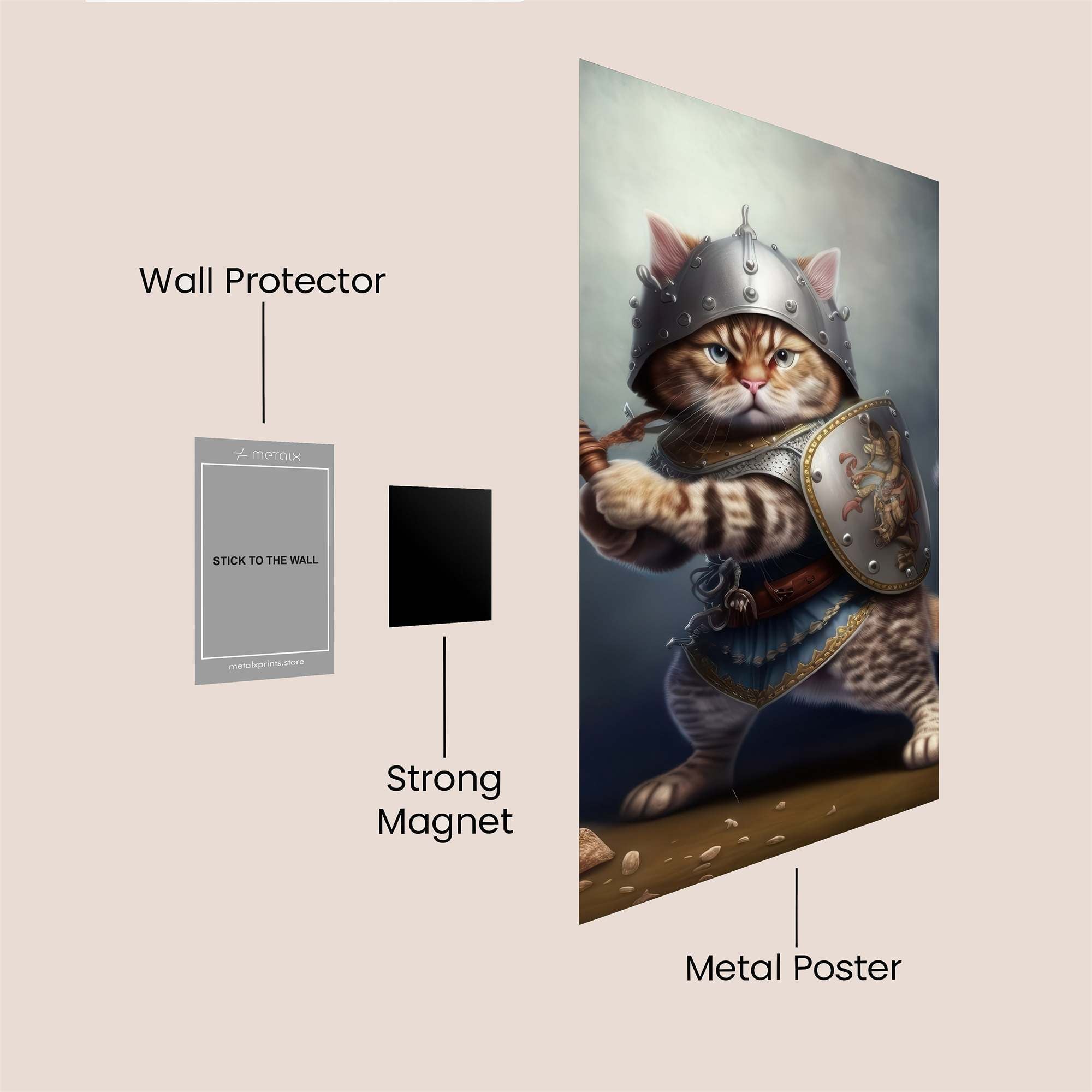 Knightly Valor Safe Wall Magnetic / M