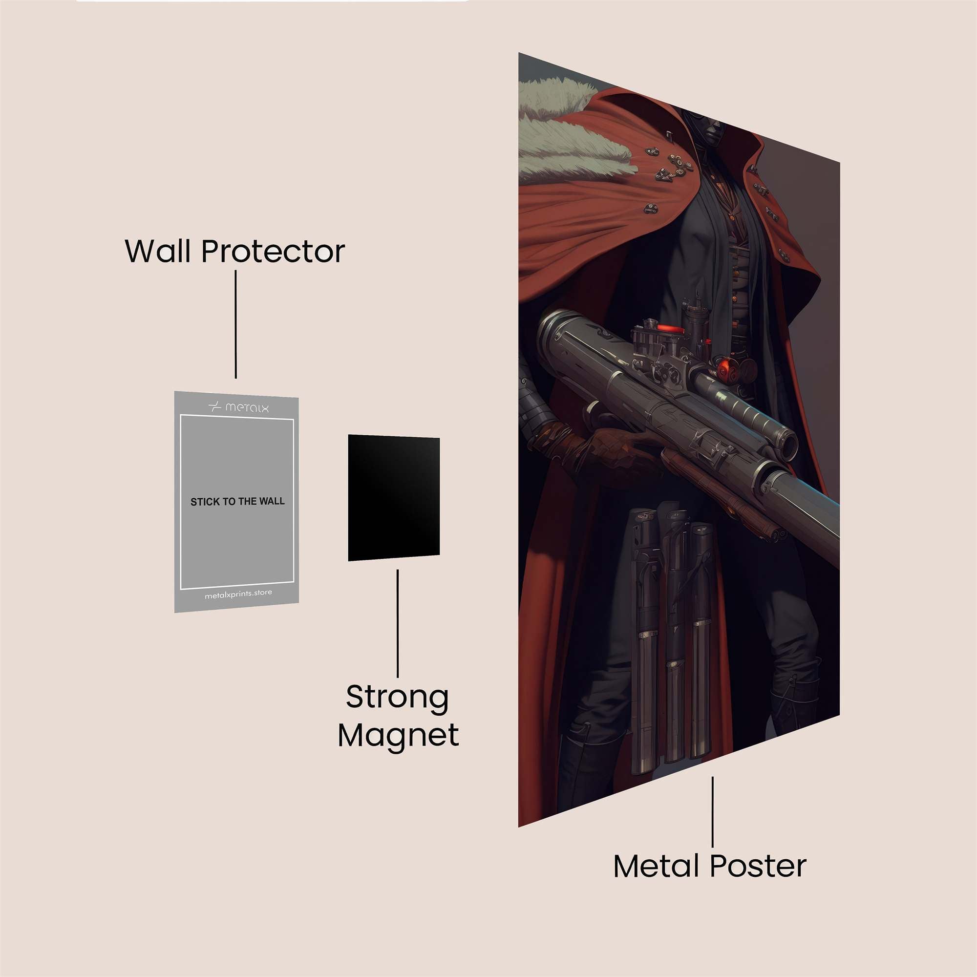 Judge Dredd Safe Wall Magnetic / M