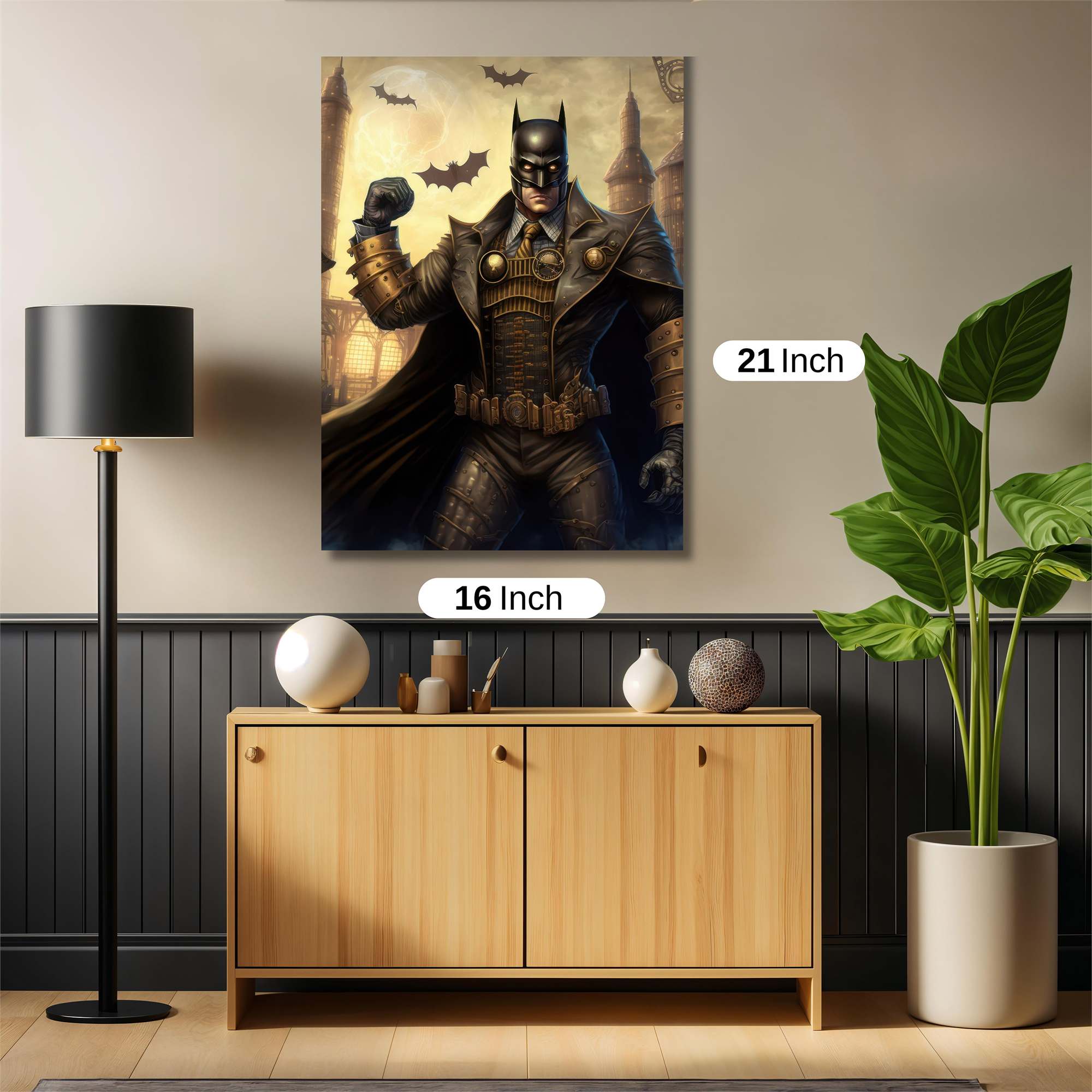 Batman Steampunk Safe Wall Magnetic / M