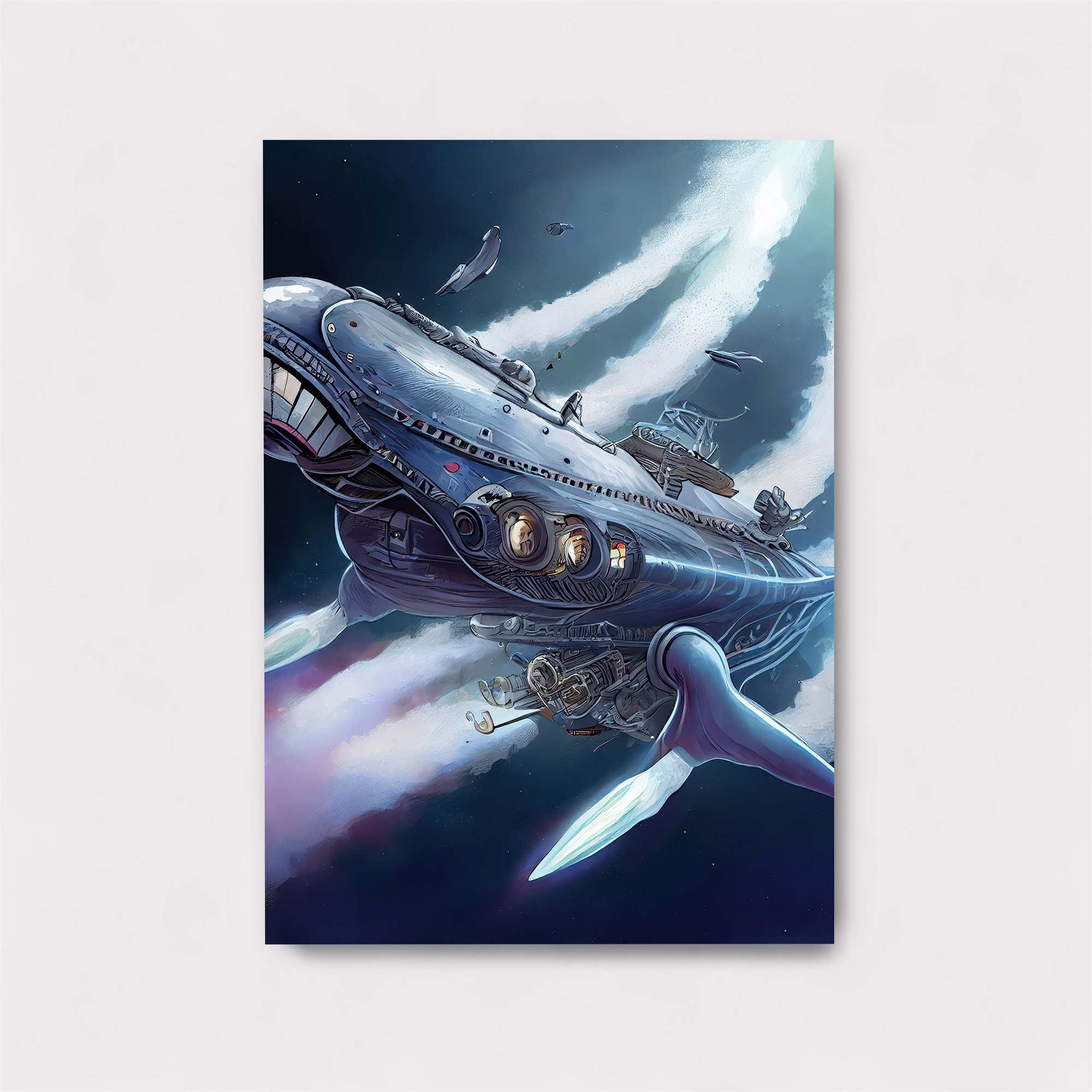 Whale Steampunk Safe Wall Magnetic / M