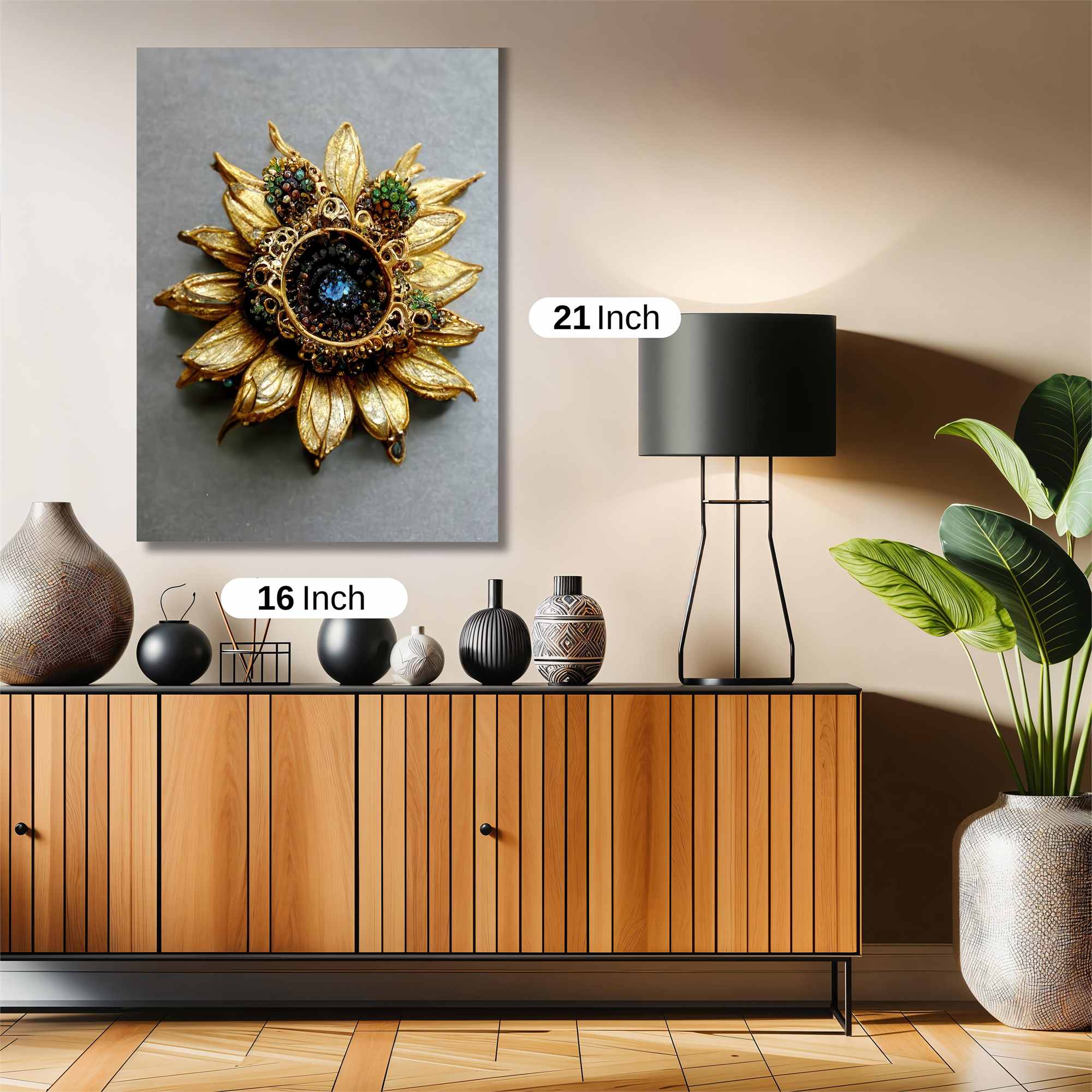 Sunflower Splendor Safe Wall Magnetic / M
