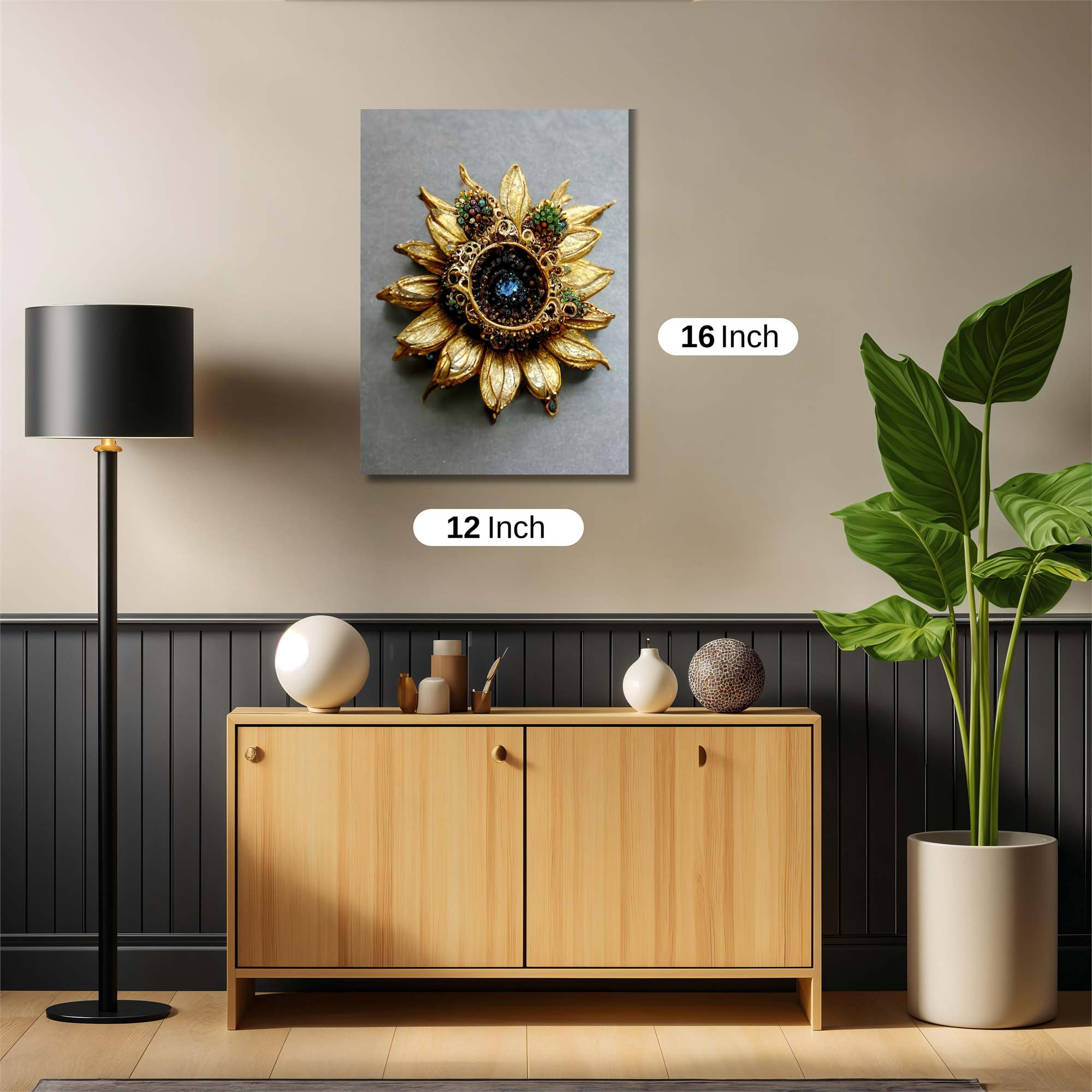 Sunflower Splendor Safe Wall Magnetic / M