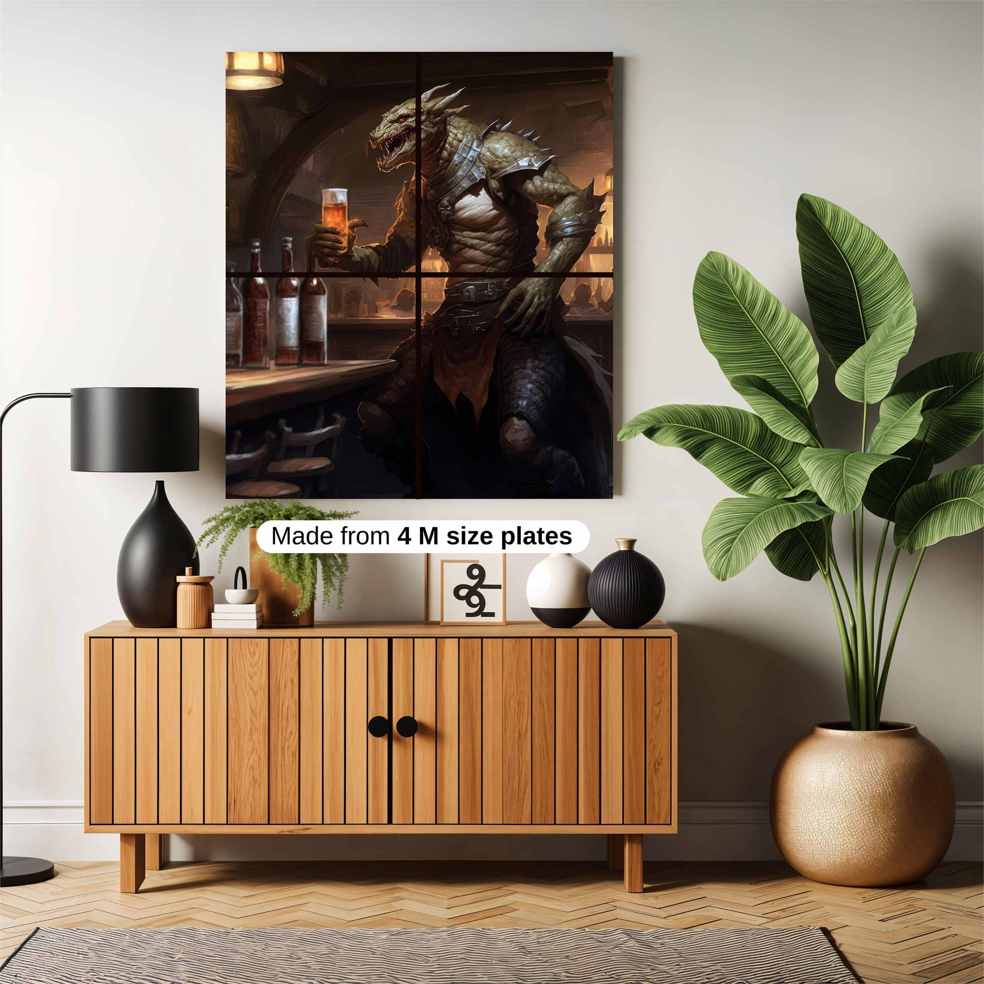 Dragon Revelry Safe Wall Magnetic / M