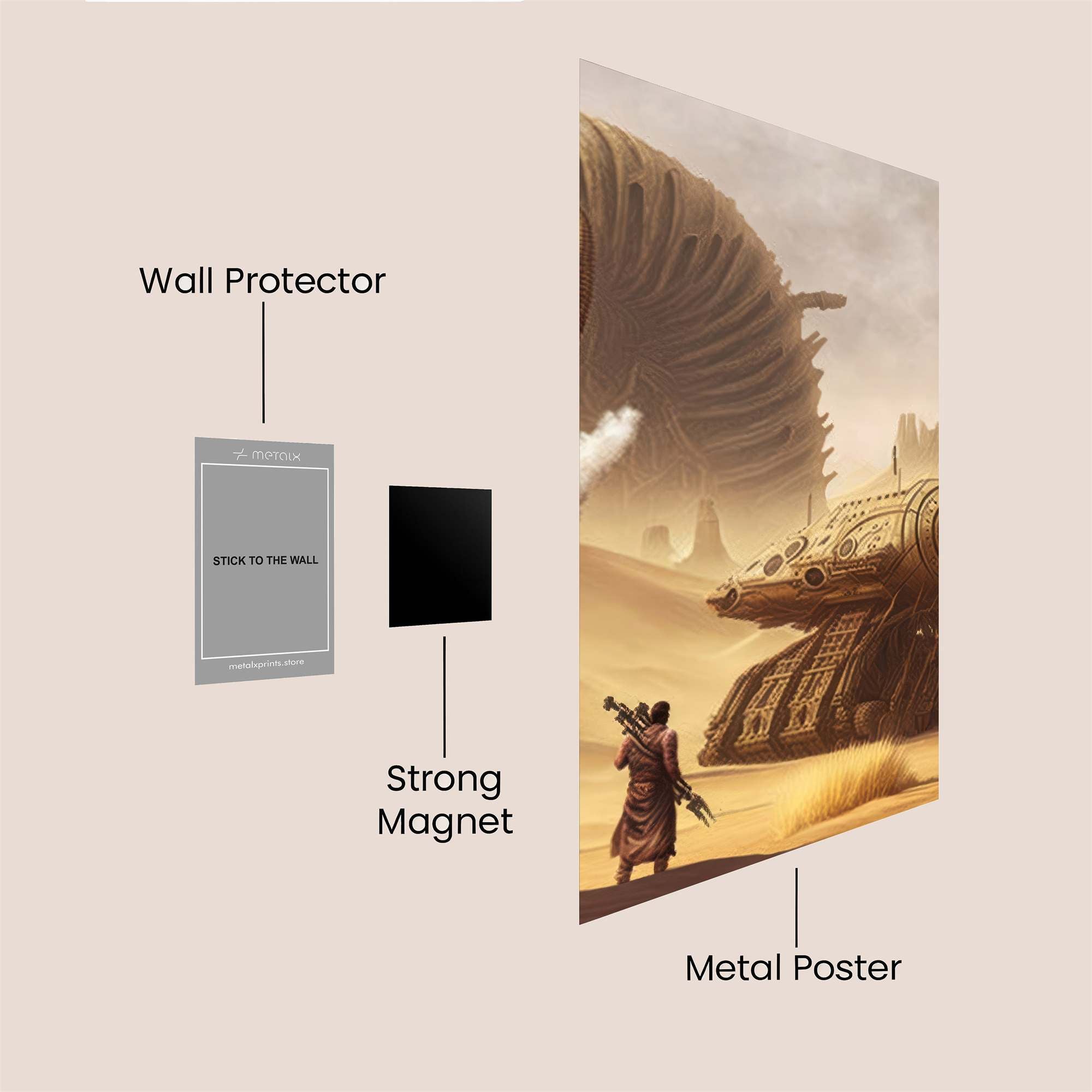 Sand Leviathan Safe Wall Magnetic / M