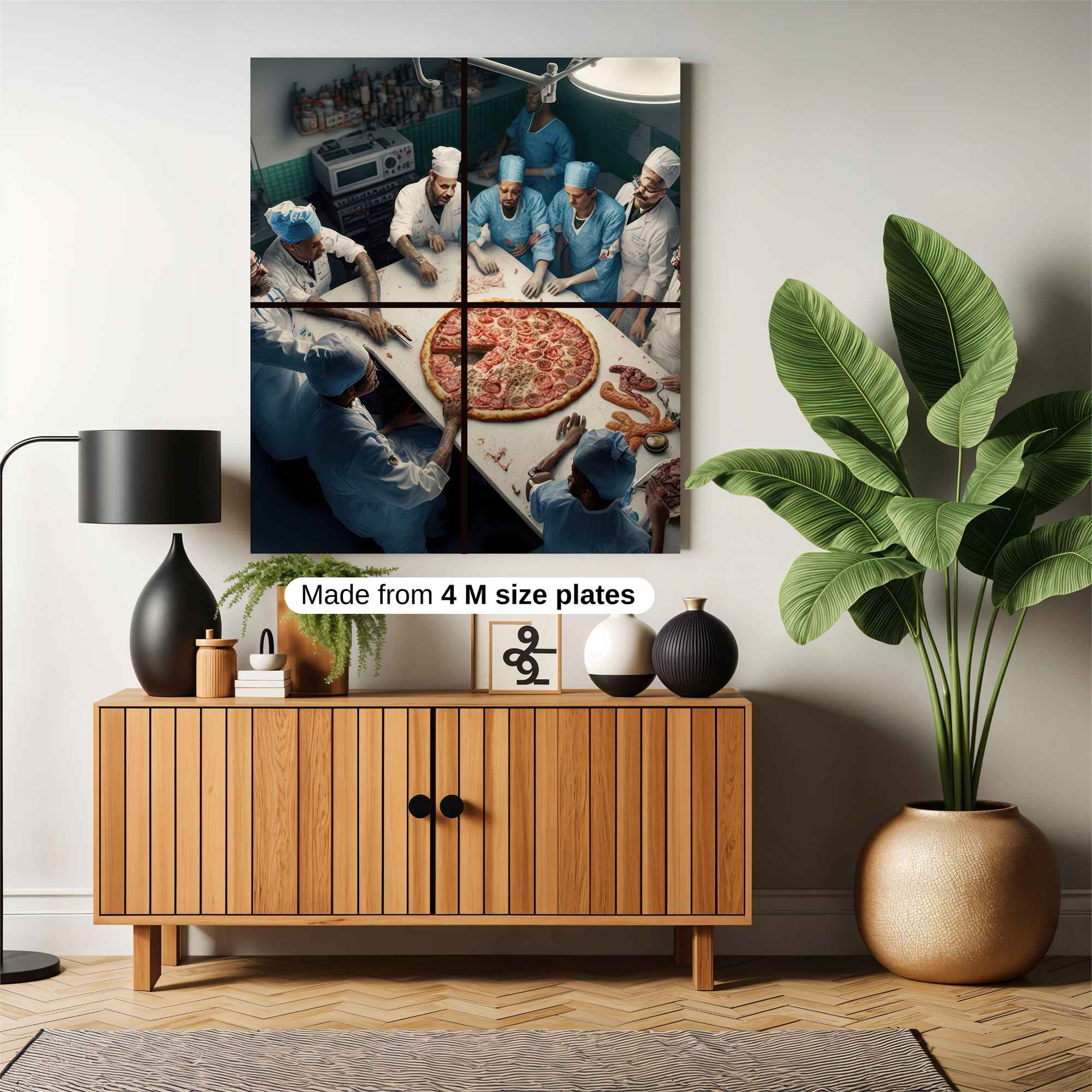 Pizza Surgeons Safe Wall Magnetic / M