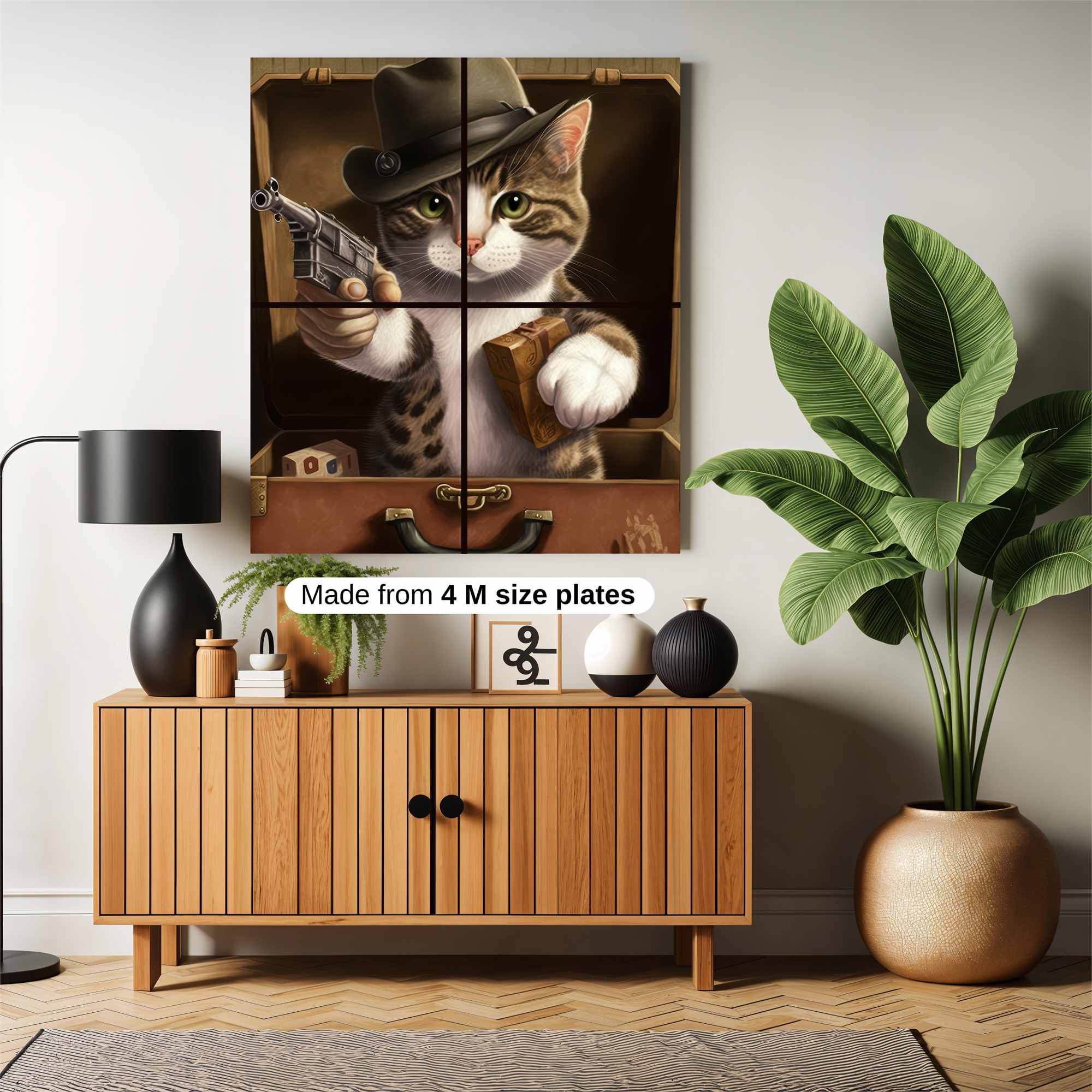 Gangster Whiskers Safe Wall Magnetic / M