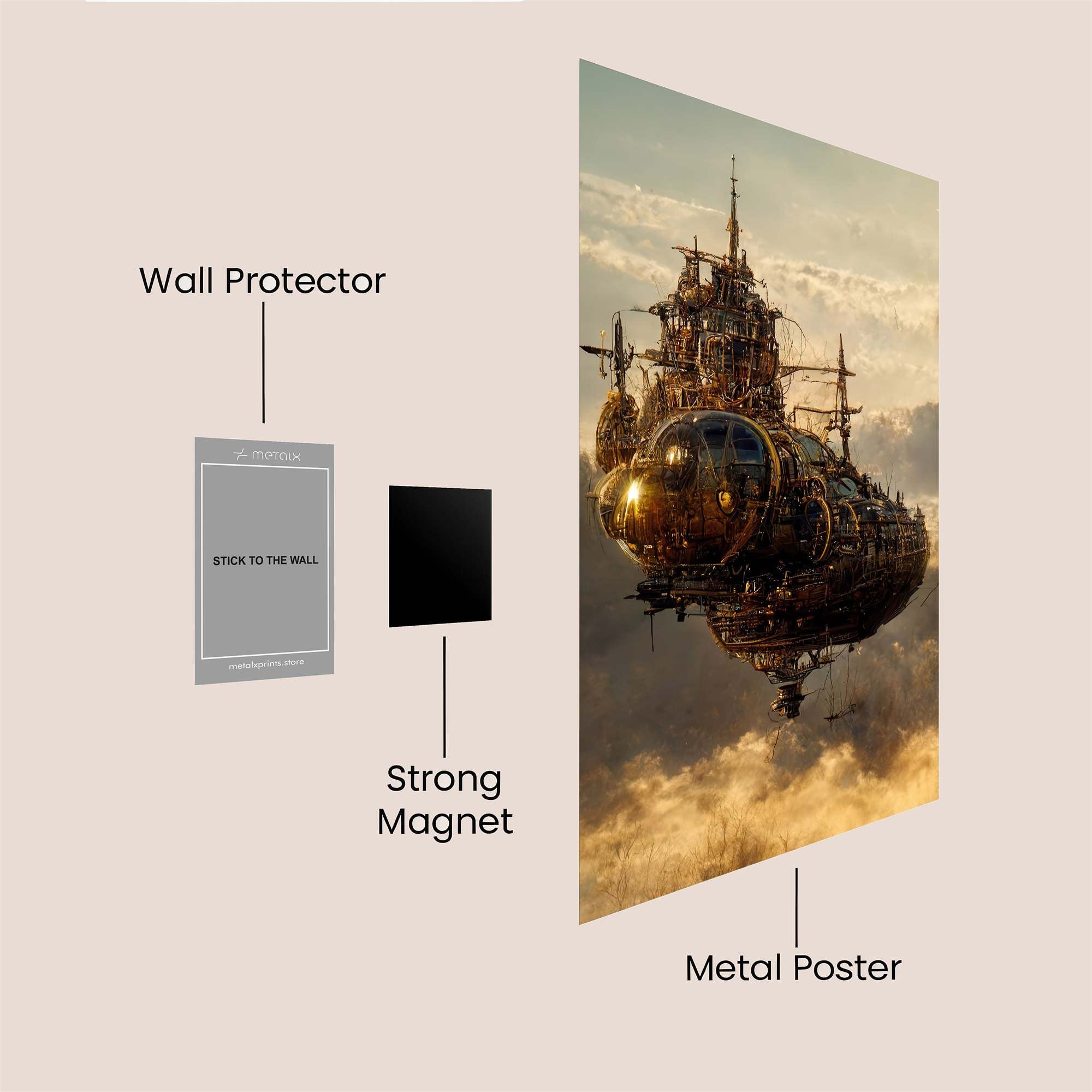 Sky Leviathan Safe Wall Magnetic / M