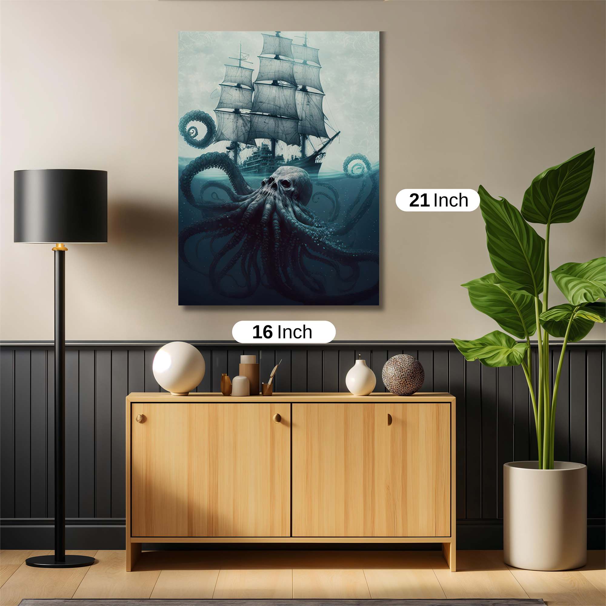 Kraken Haunting Safe Wall Magnetic / M