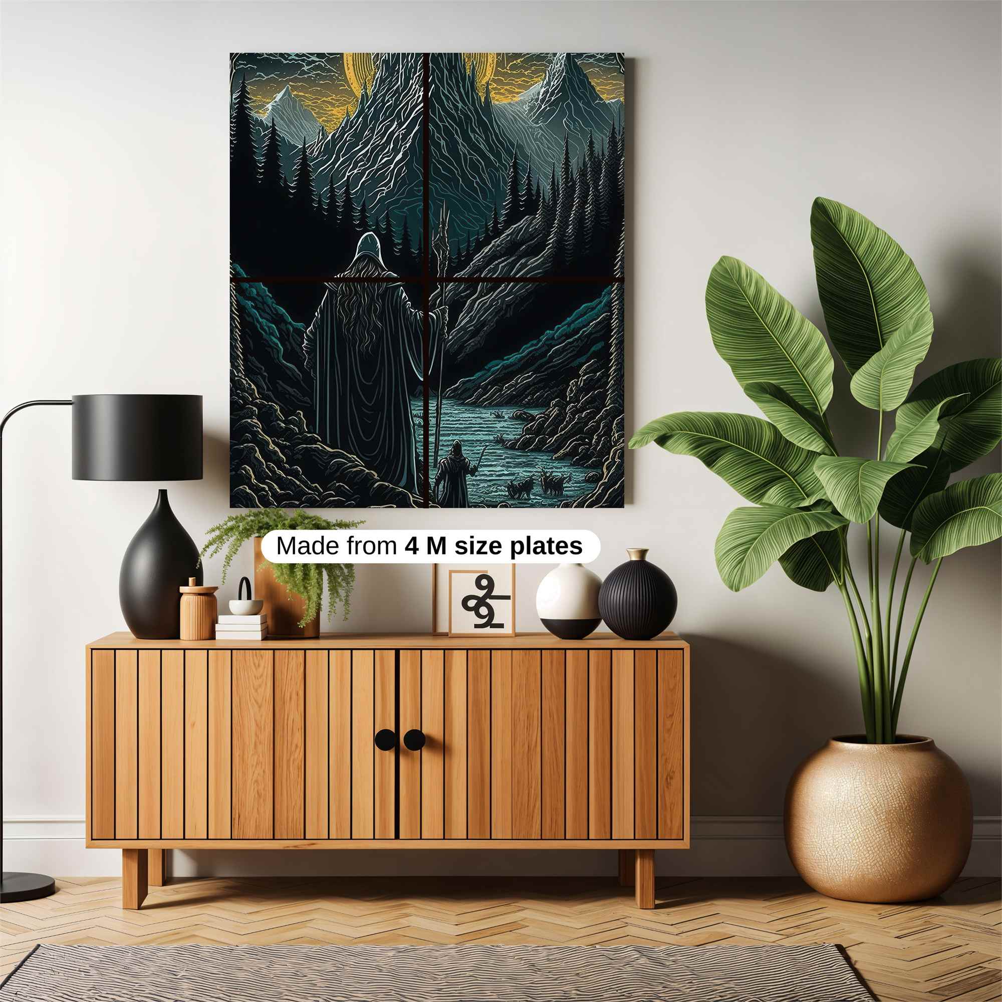 Gandalf Gloomy Safe Wall Magnetic / M