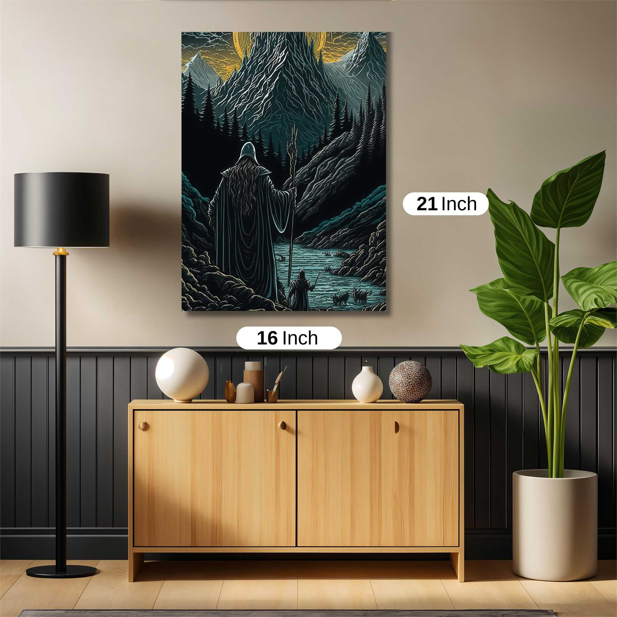 Gandalf Gloomy Safe Wall Magnetic / M