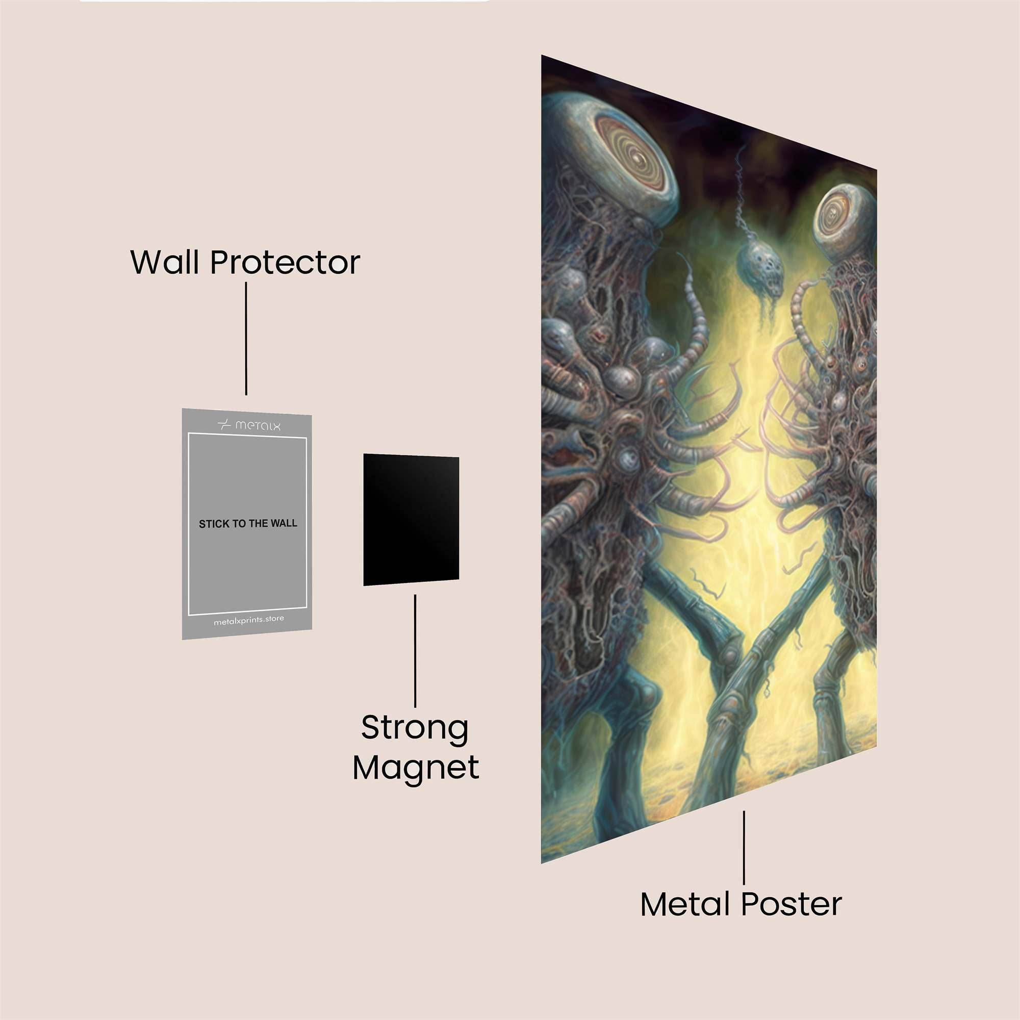 Alien Enigma Safe Wall Magnetic / M
