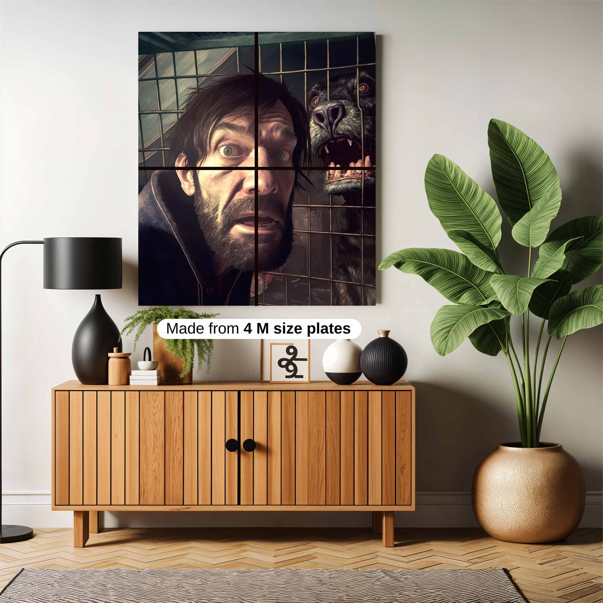 Caged Terror Safe Wall Magnetic / M