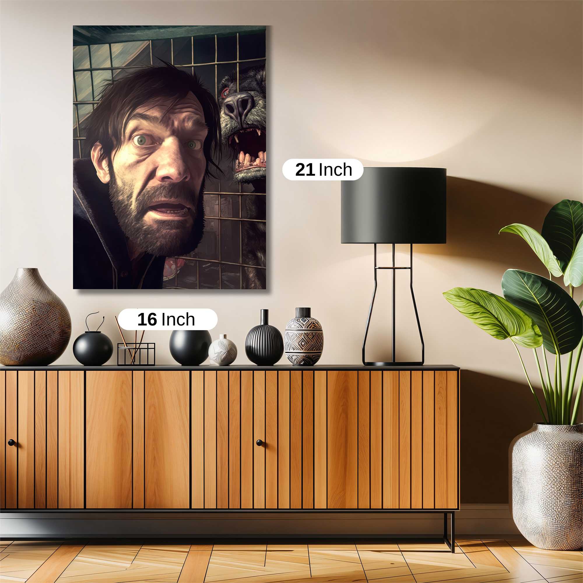 Caged Terror Safe Wall Magnetic / M
