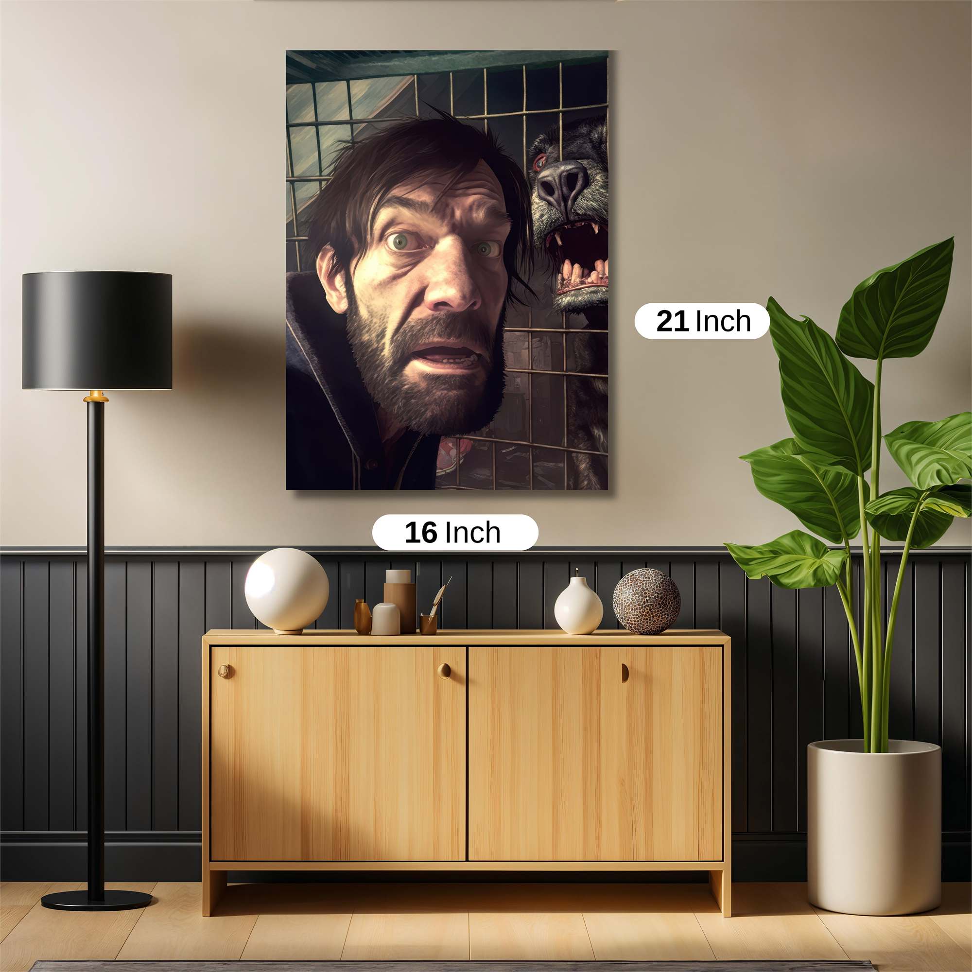 Caged Terror Safe Wall Magnetic / M