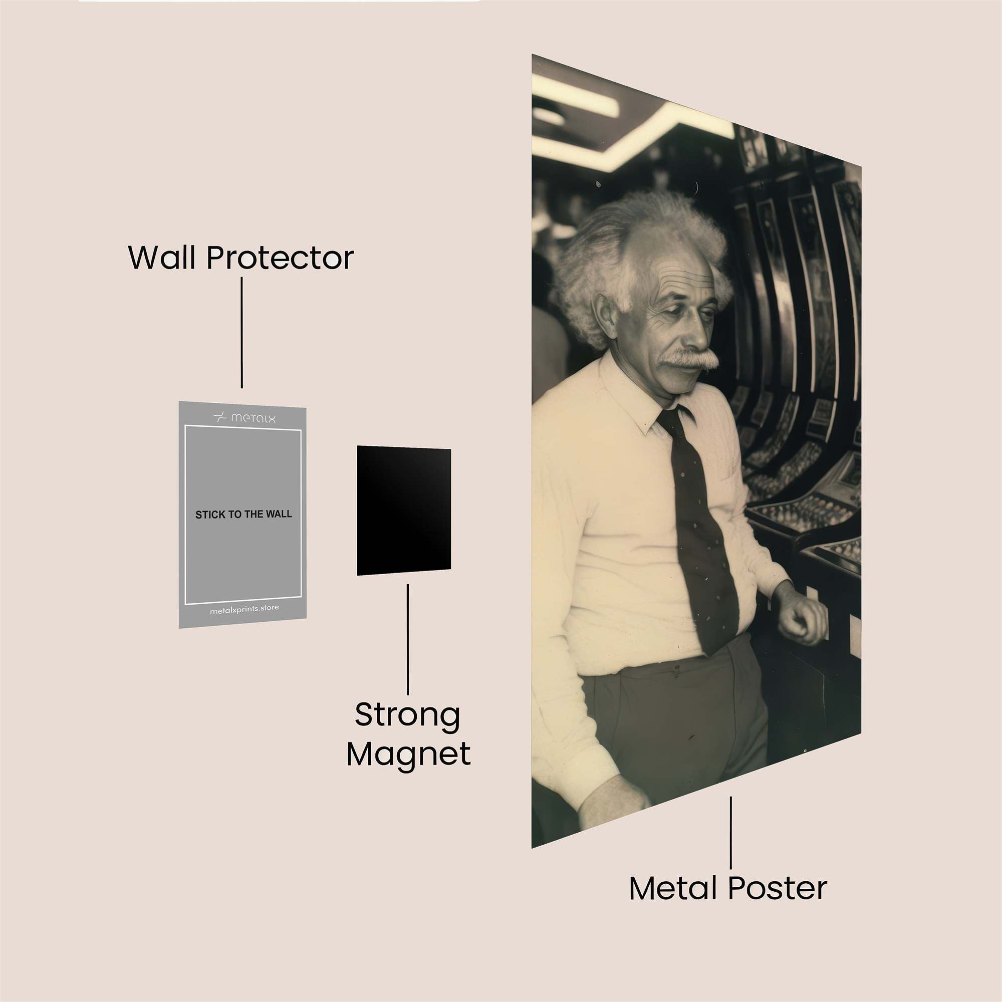 Einstein's Gambit Safe Wall Magnetic / M