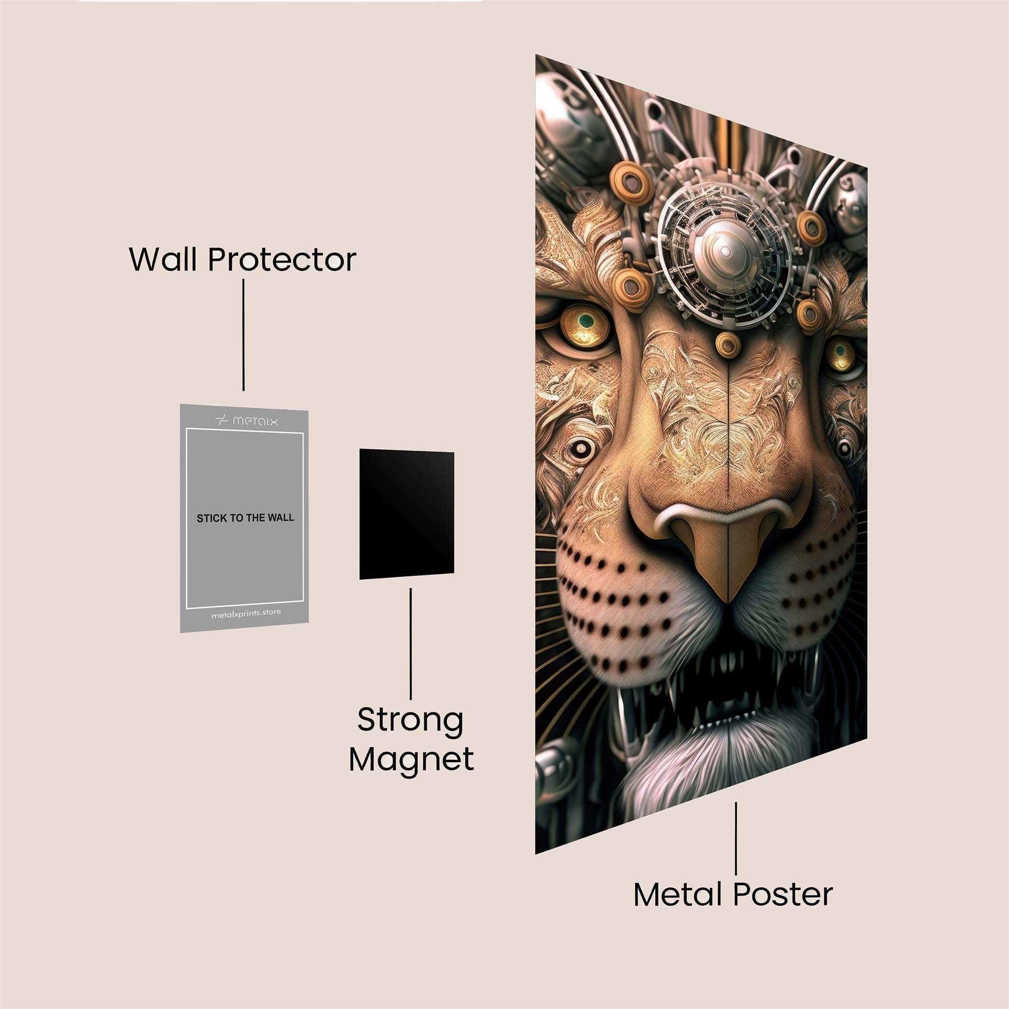MechaMajesty Safe Wall Magnetic / M