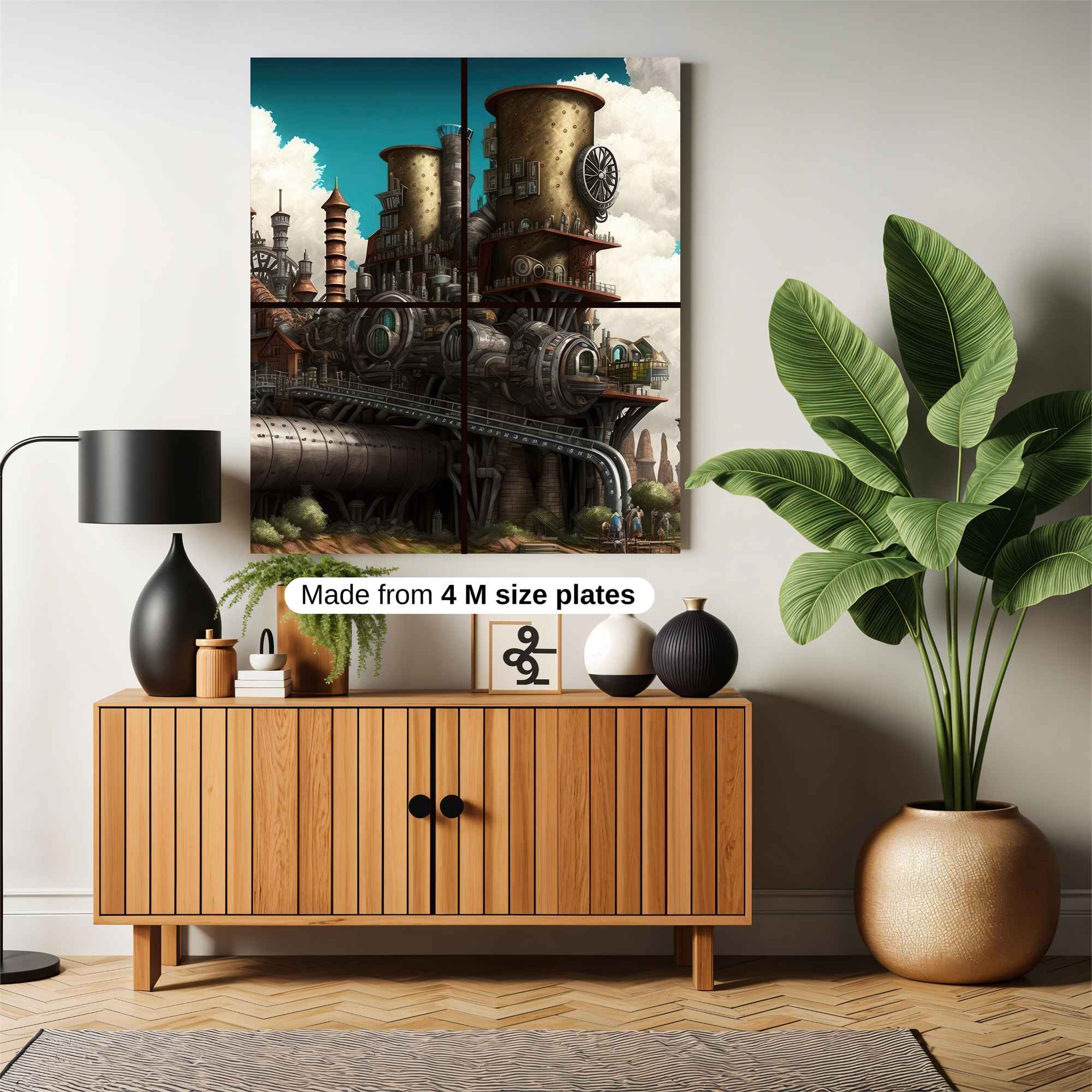 Steampunk Marvel Safe Wall Magnetic / M
