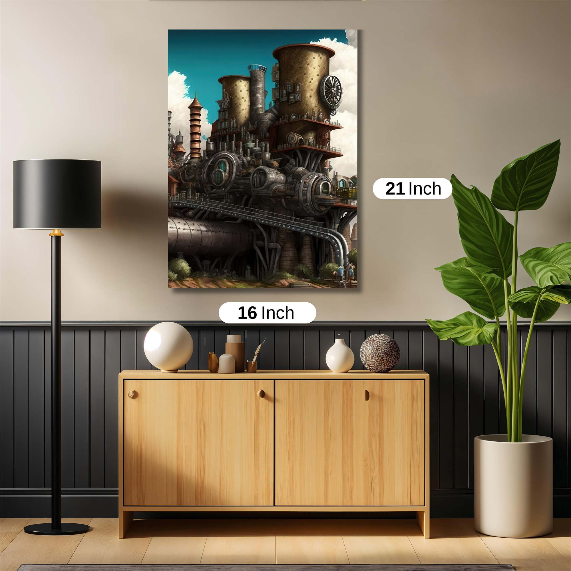 Steampunk Marvel Safe Wall Magnetic / M