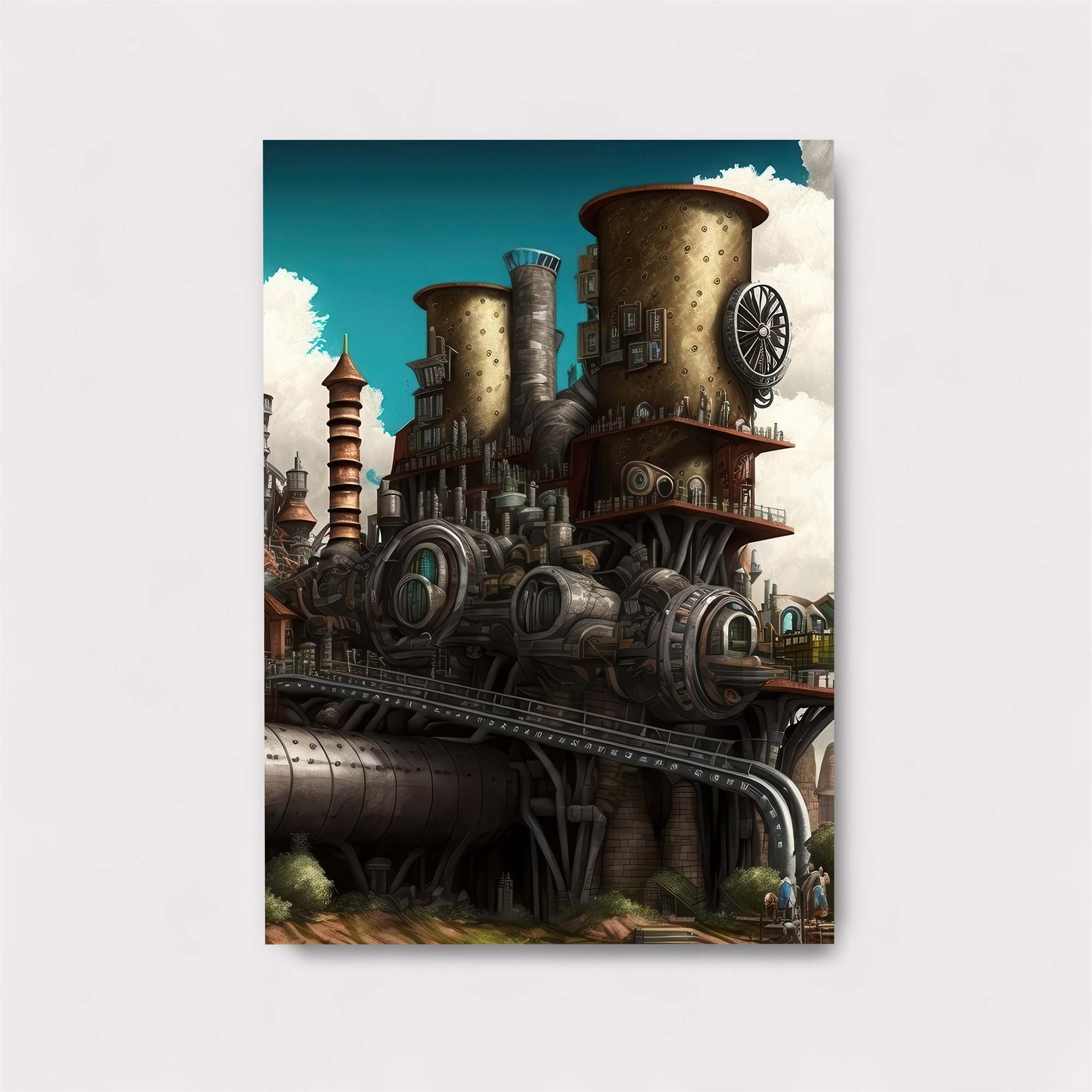 Steampunk Marvel Safe Wall Magnetic / M
