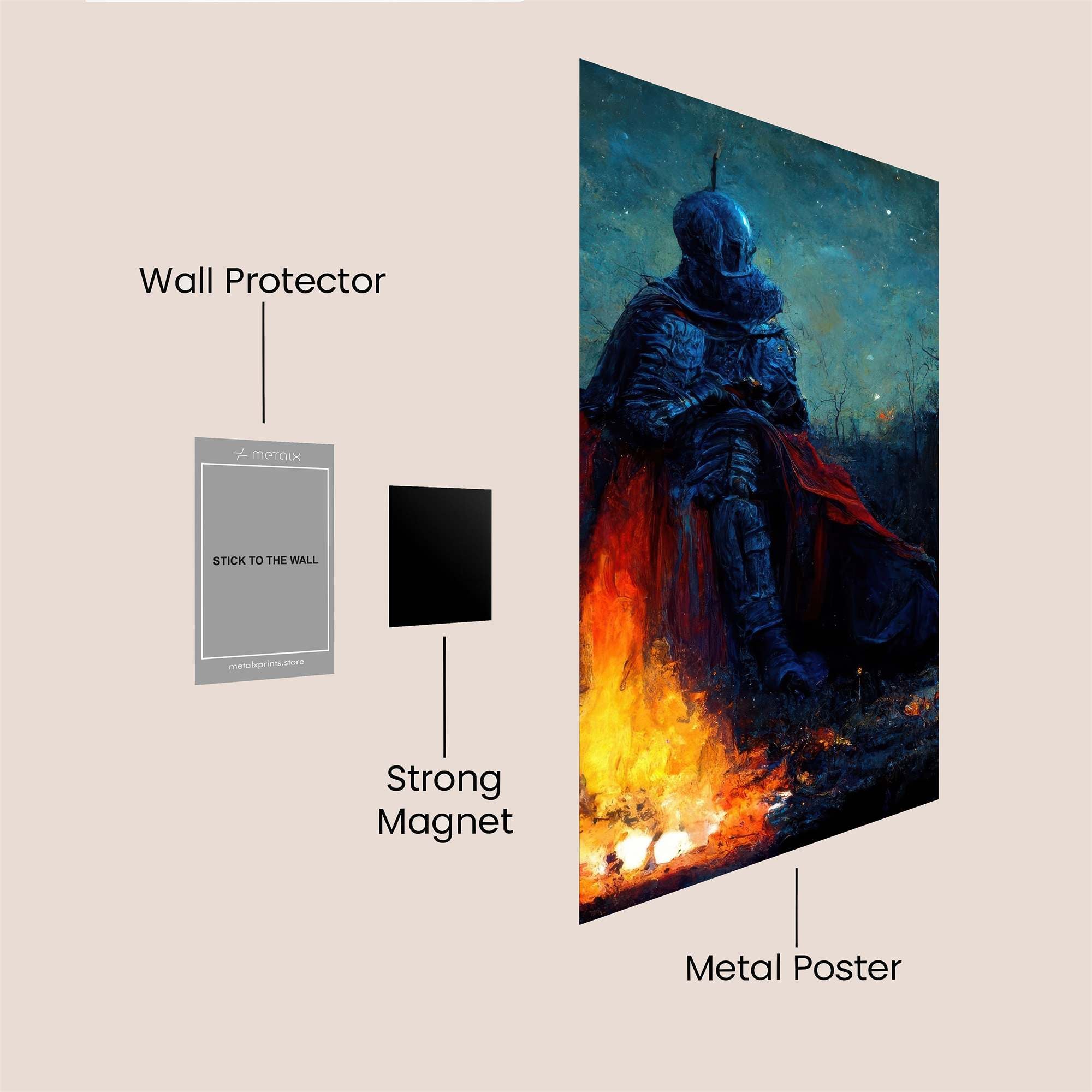 Knight Solitude Safe Wall Magnetic / M