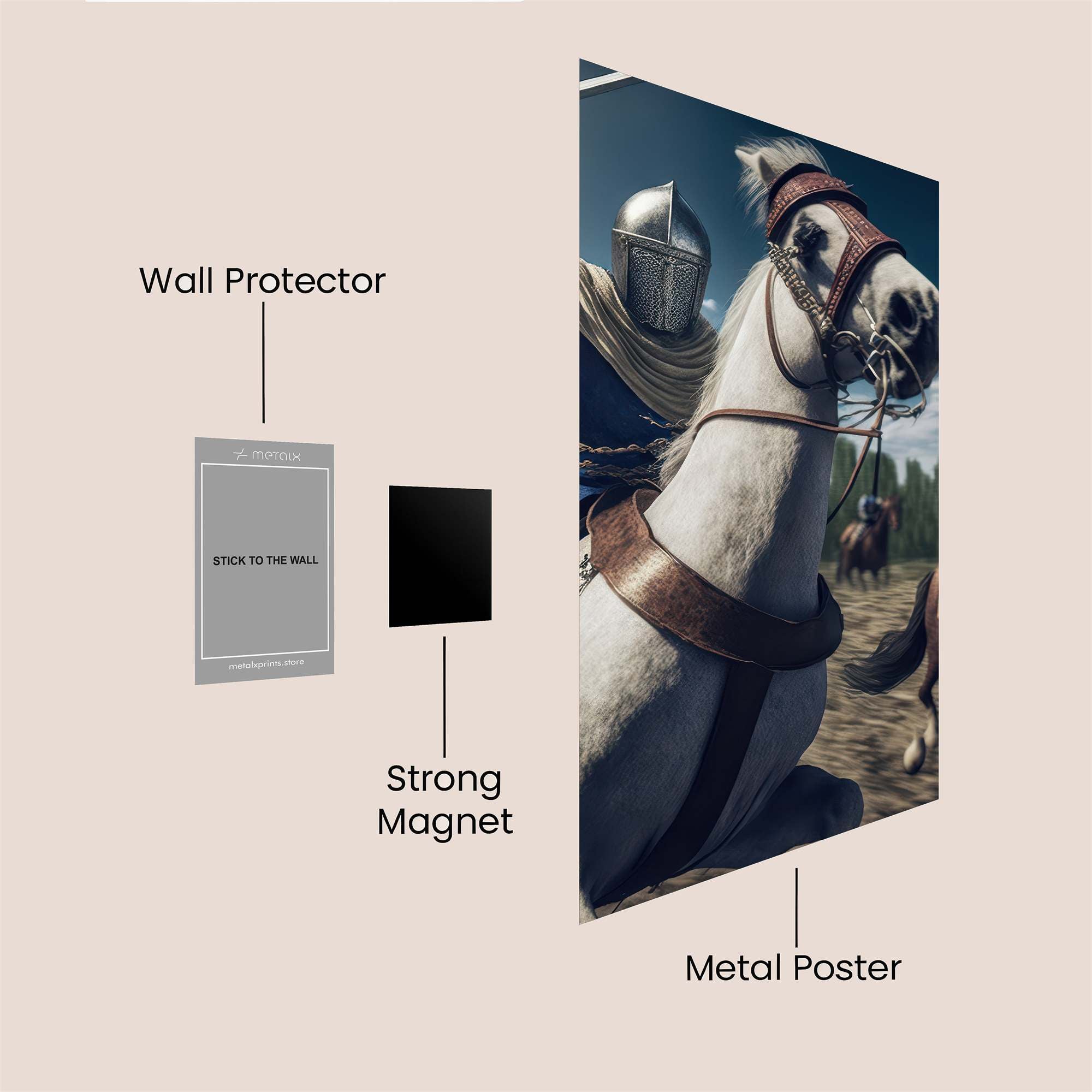 Knightly Valor Safe Wall Magnetic / M