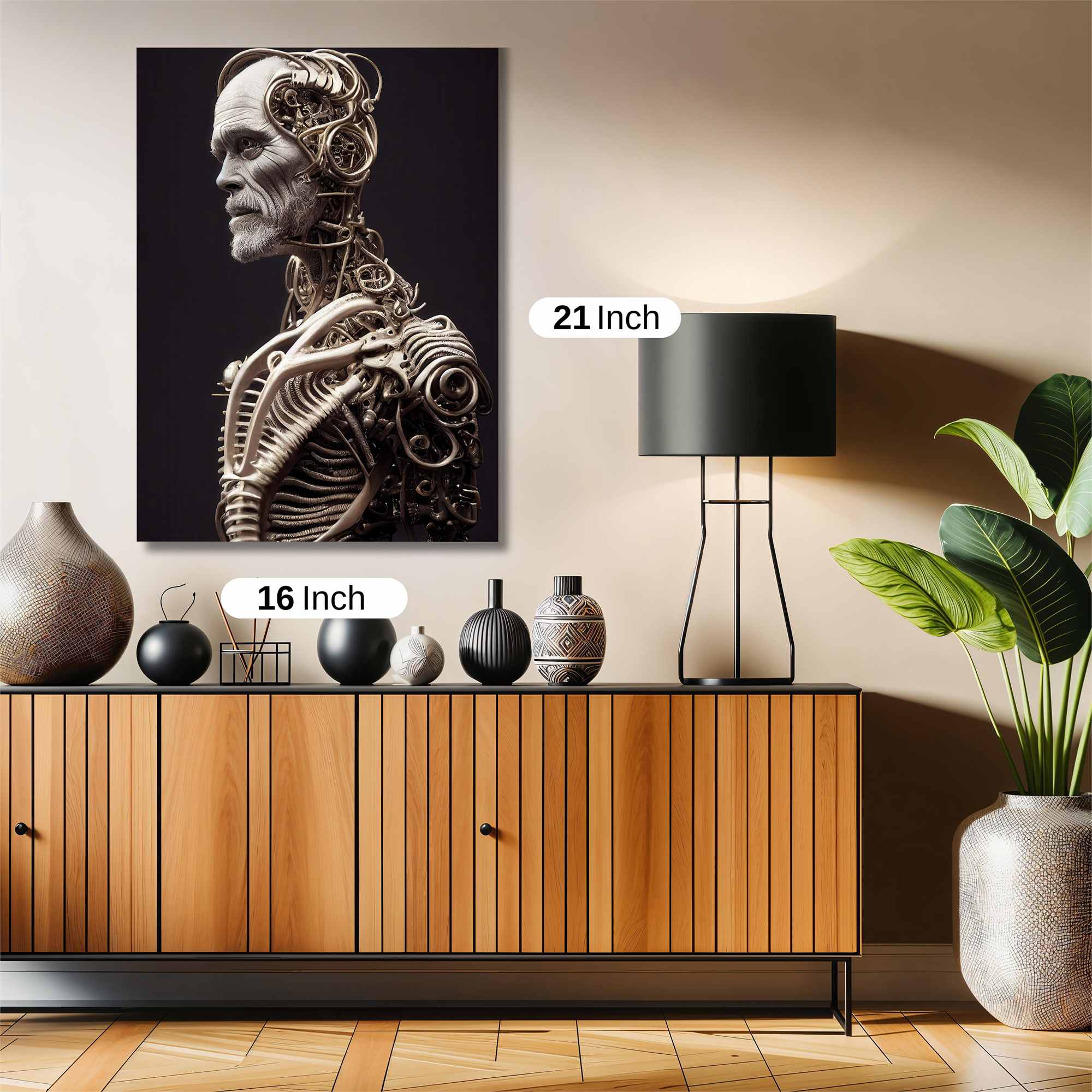 Cyborg Elegance Safe Wall Magnetic / M