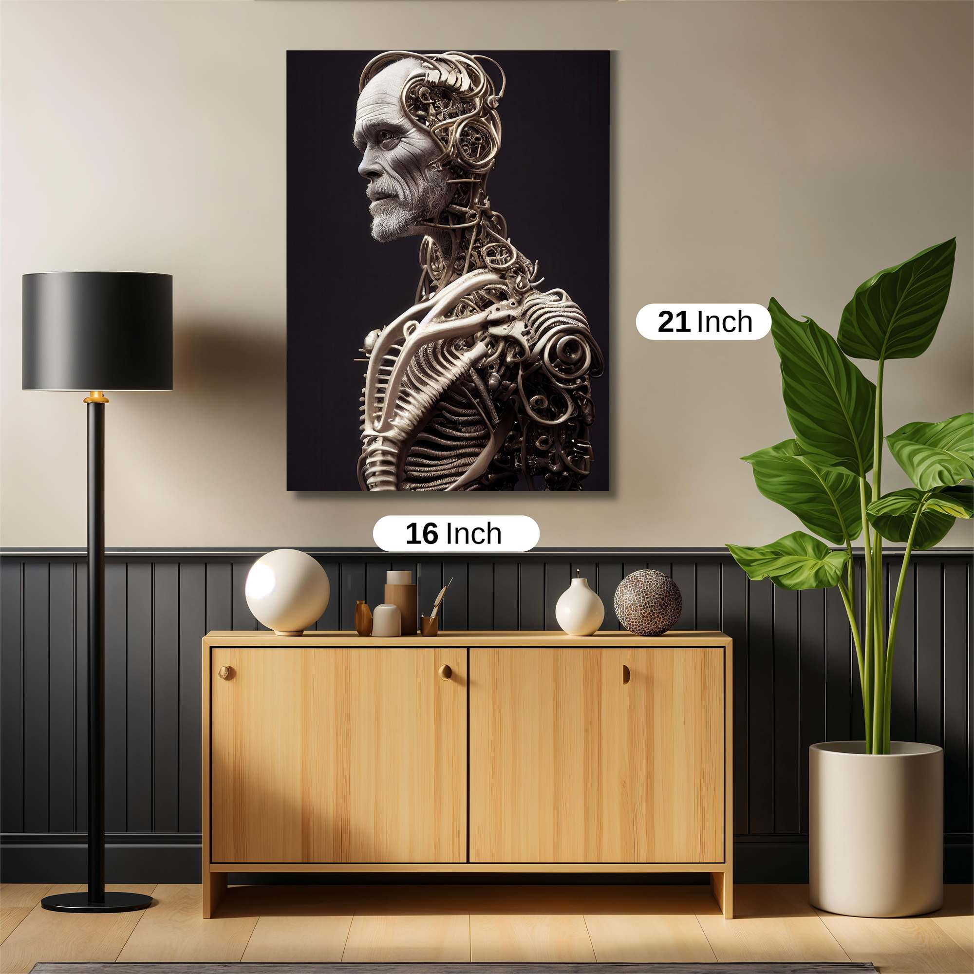 Cyborg Elegance Safe Wall Magnetic / M