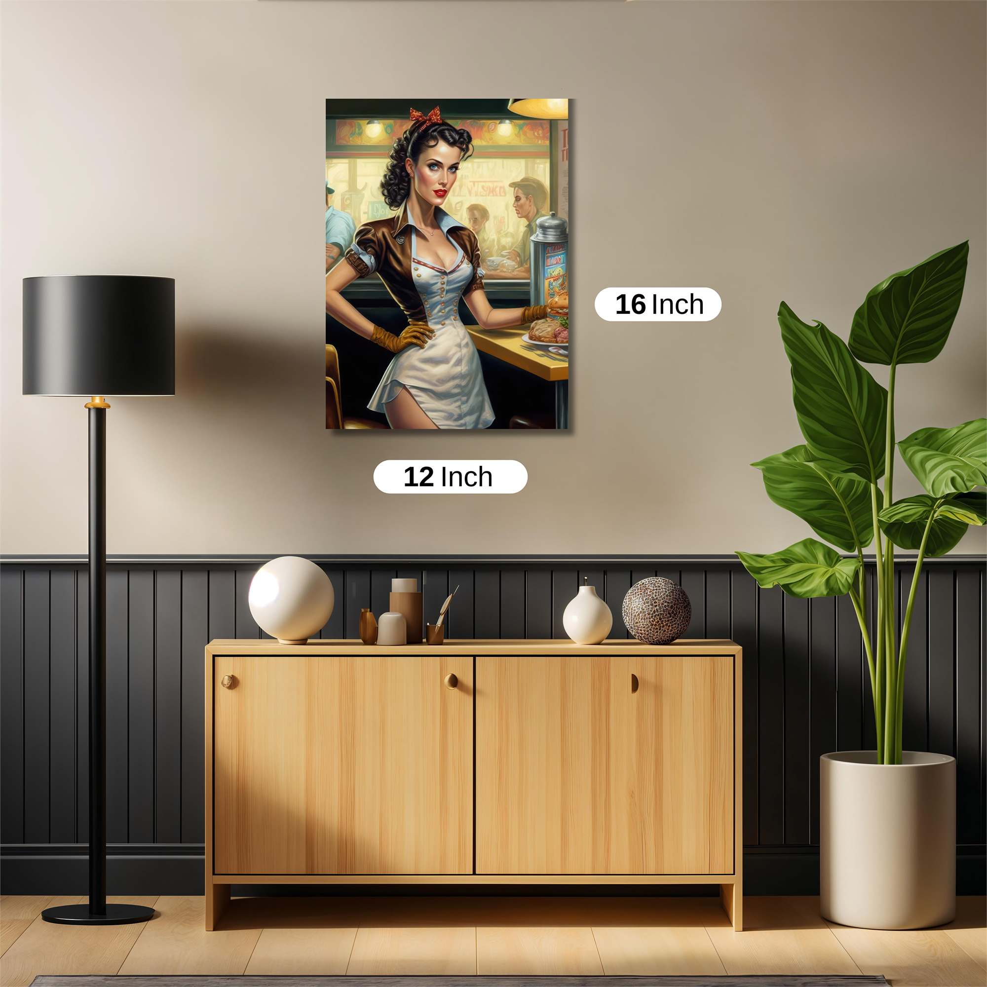 Retro Charm Safe Wall Magnetic / M