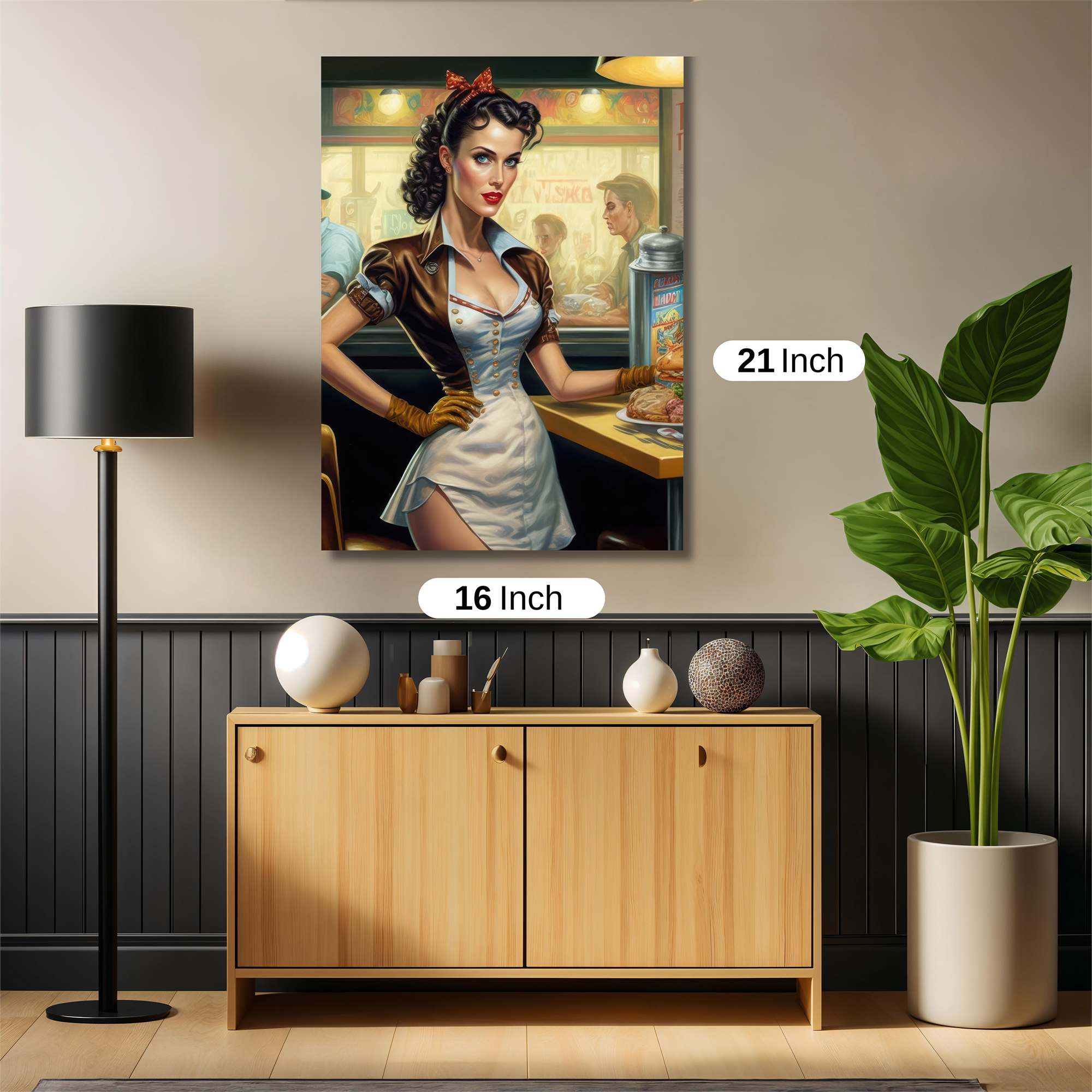 Retro Charm Safe Wall Magnetic / M