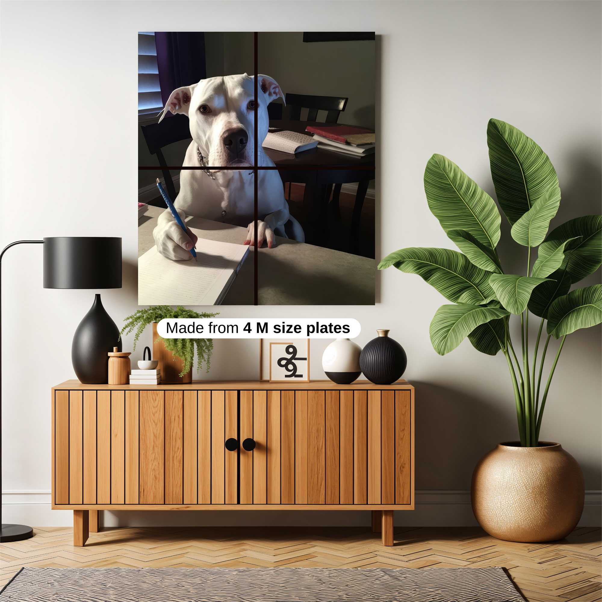 Dog Studious Safe Wall Magnetic / M