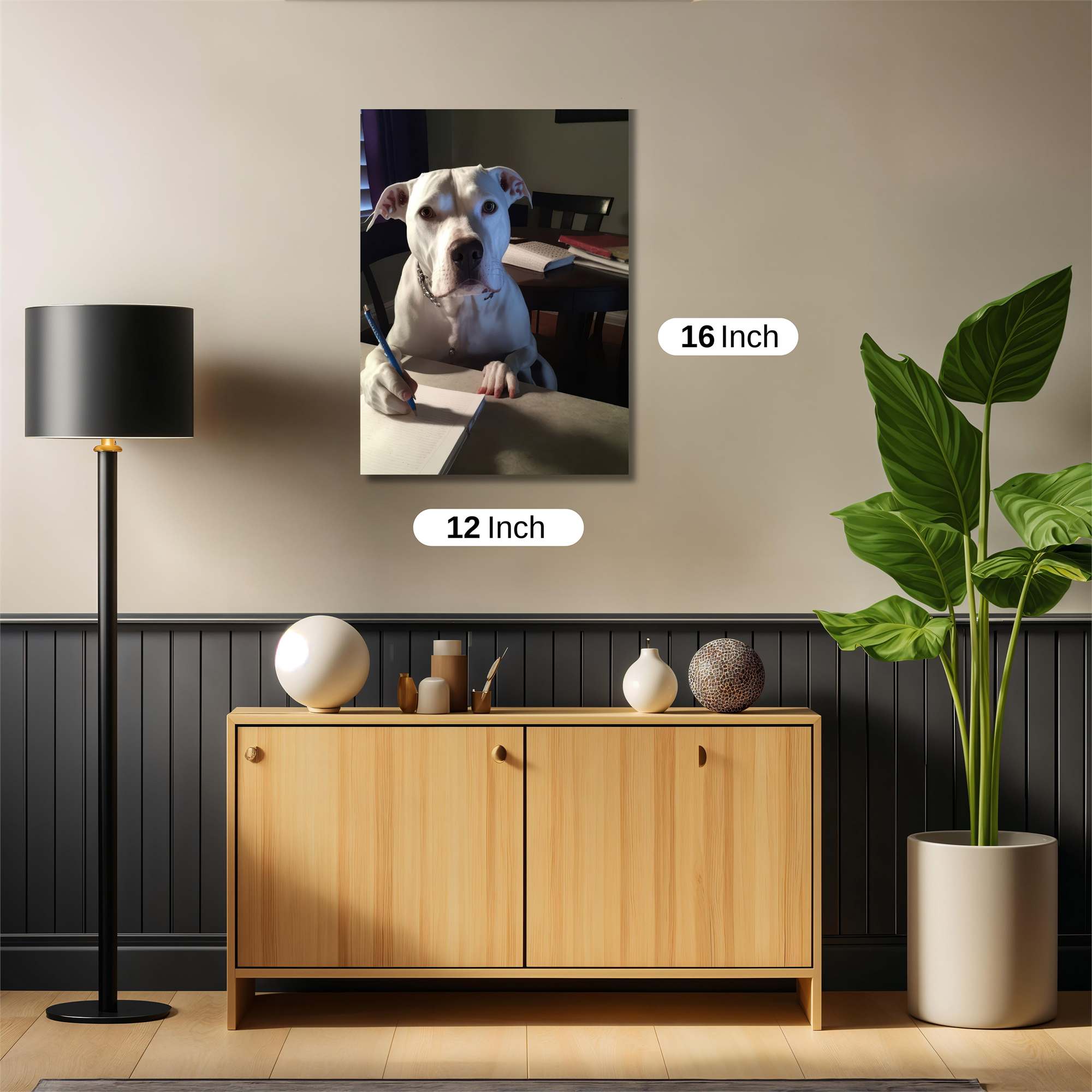 Dog Studious Safe Wall Magnetic / M