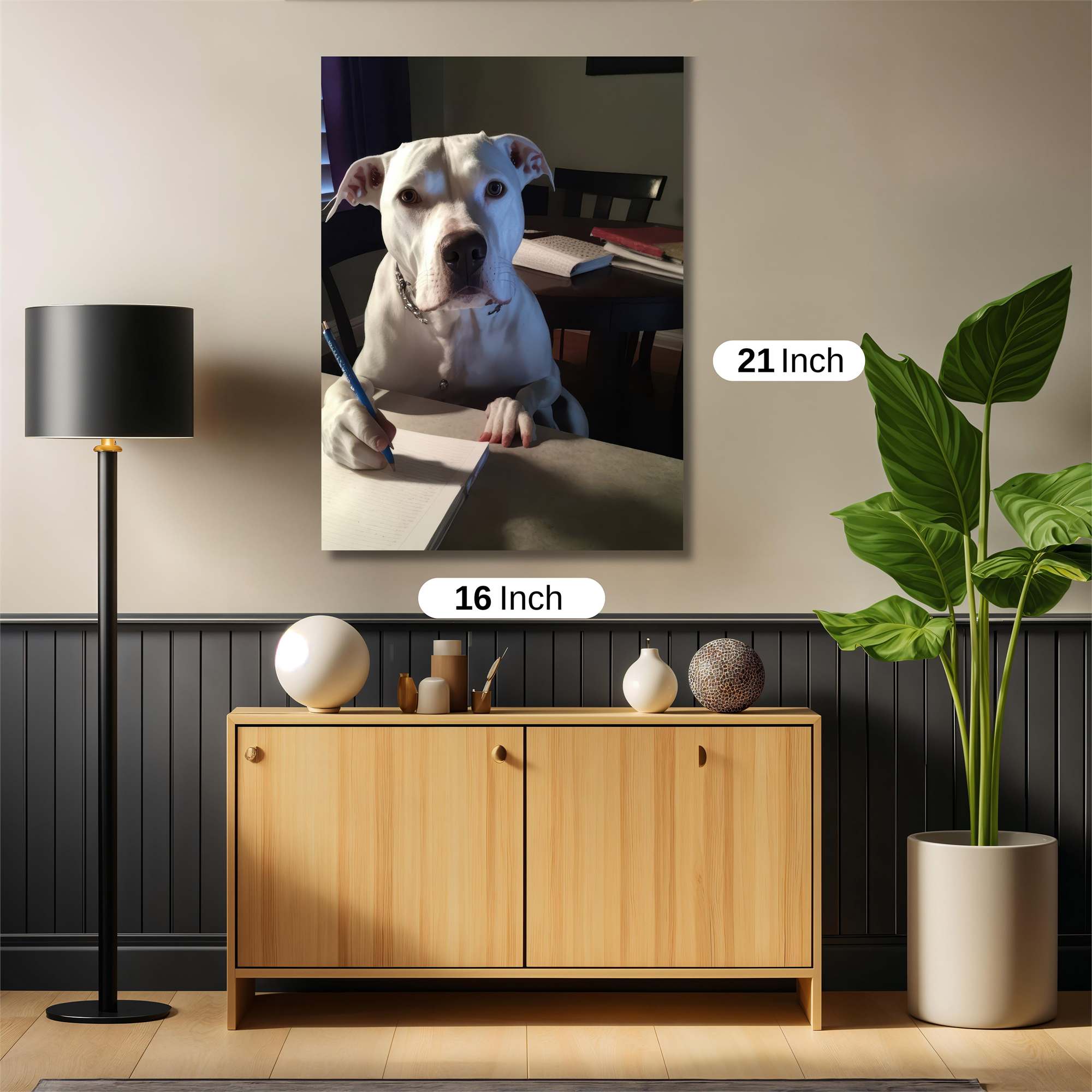 Dog Studious Safe Wall Magnetic / M