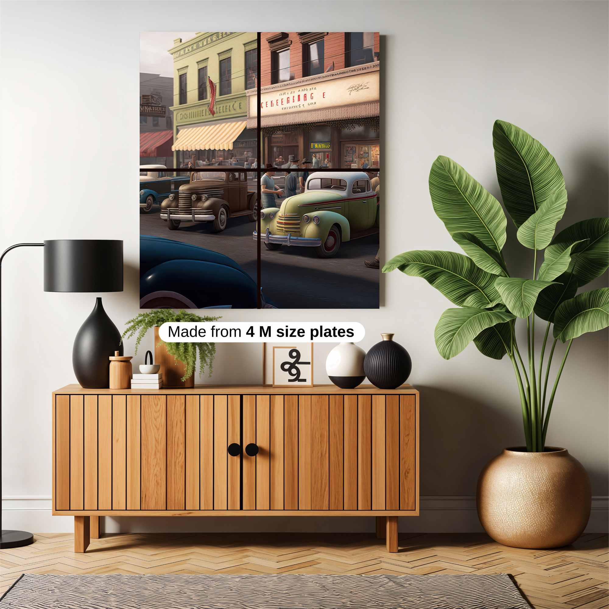 Retro Nostalgia Safe Wall Magnetic / M