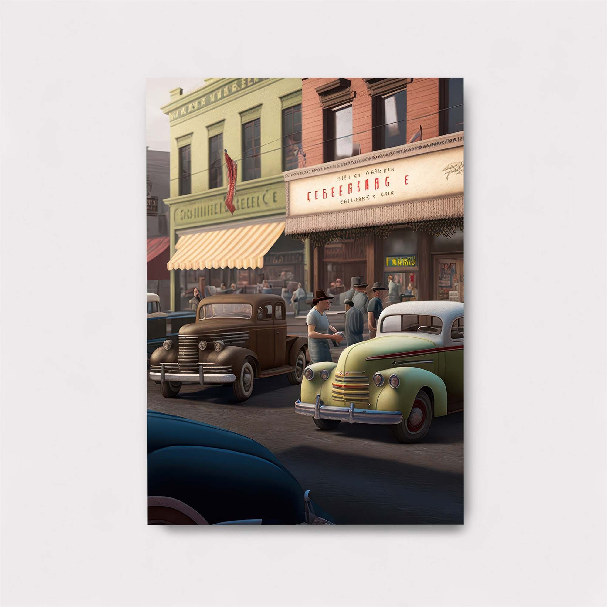 Retro Nostalgia Safe Wall Magnetic / M