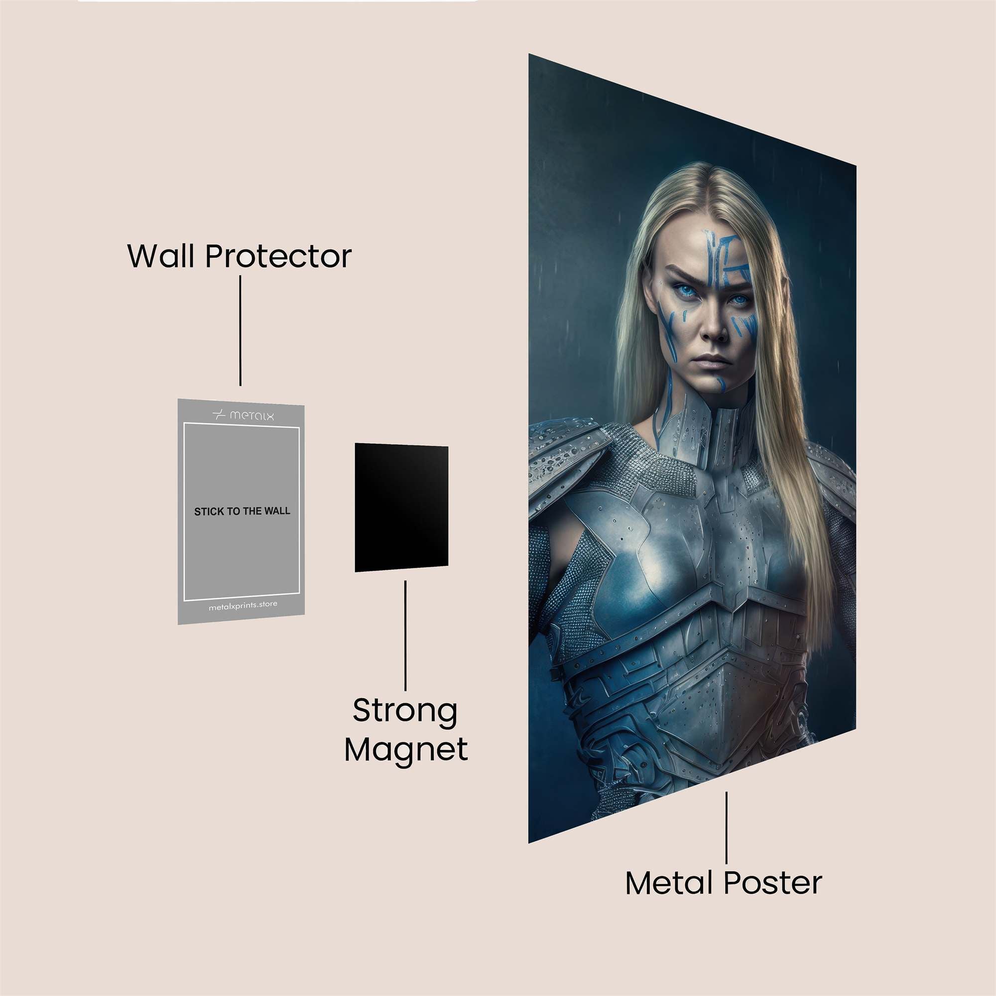 Warrior Enigma Safe Wall Magnetic / M