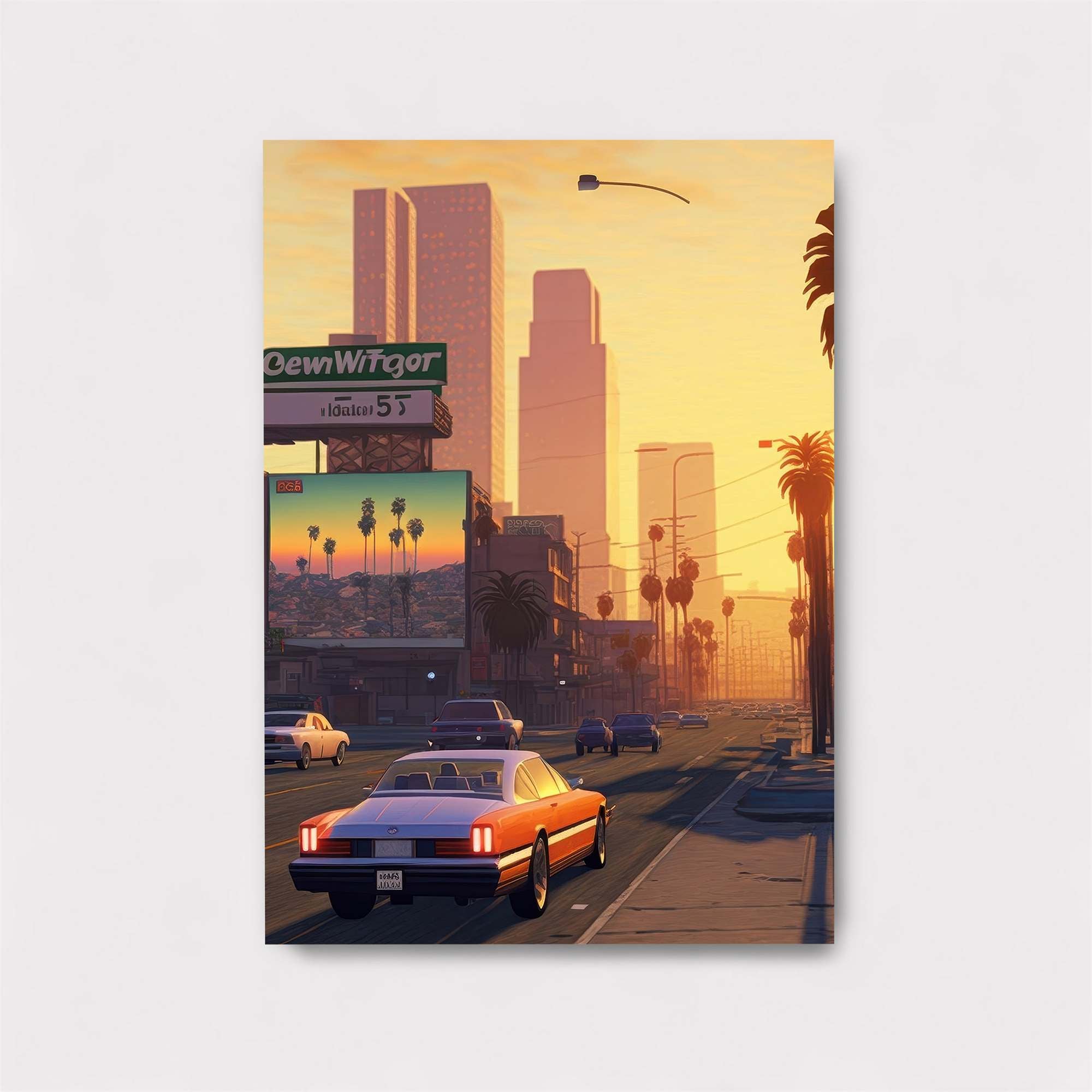 LosSantos Sunset Safe Wall Magnetic / M