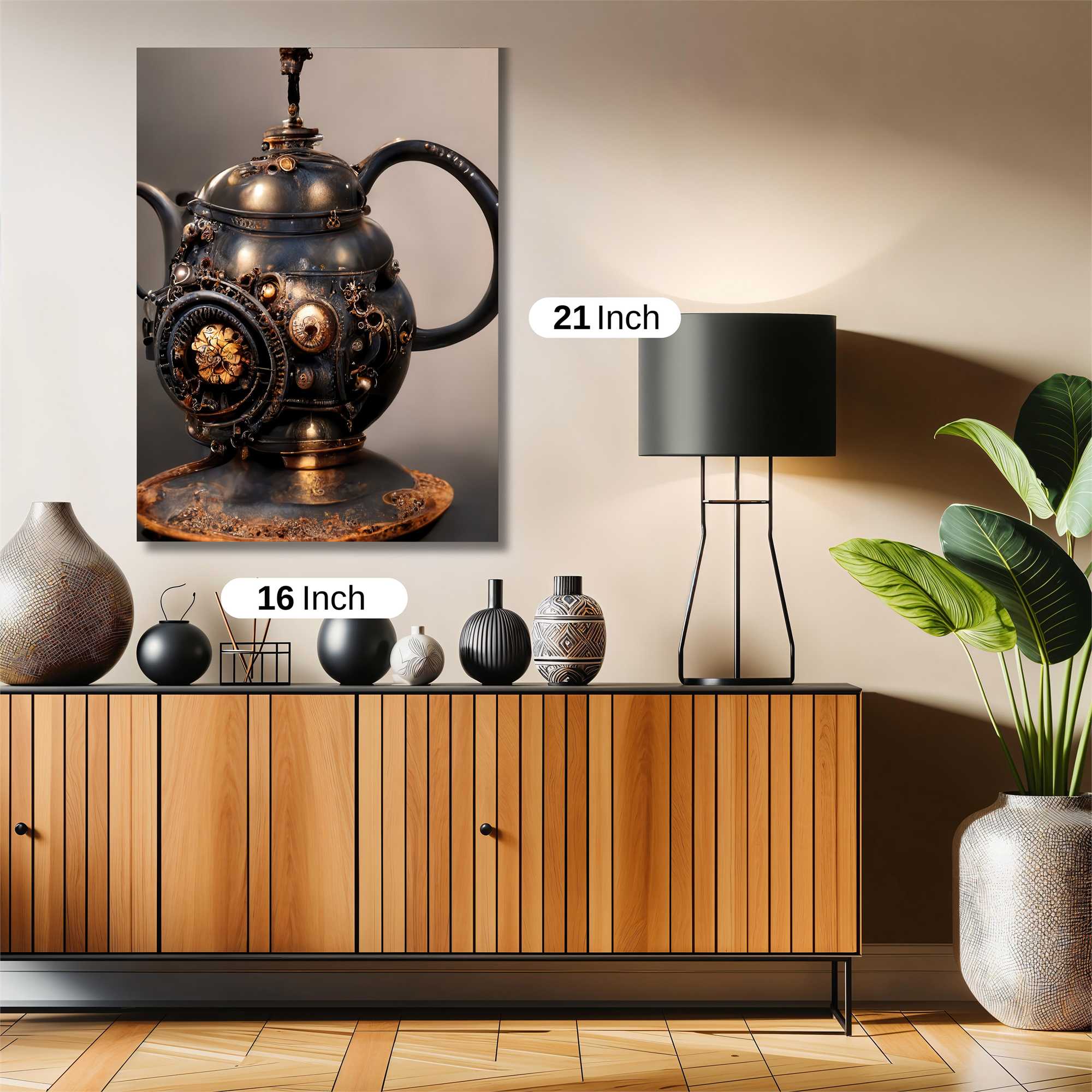 Steampunk Elegance Safe Wall Magnetic / M