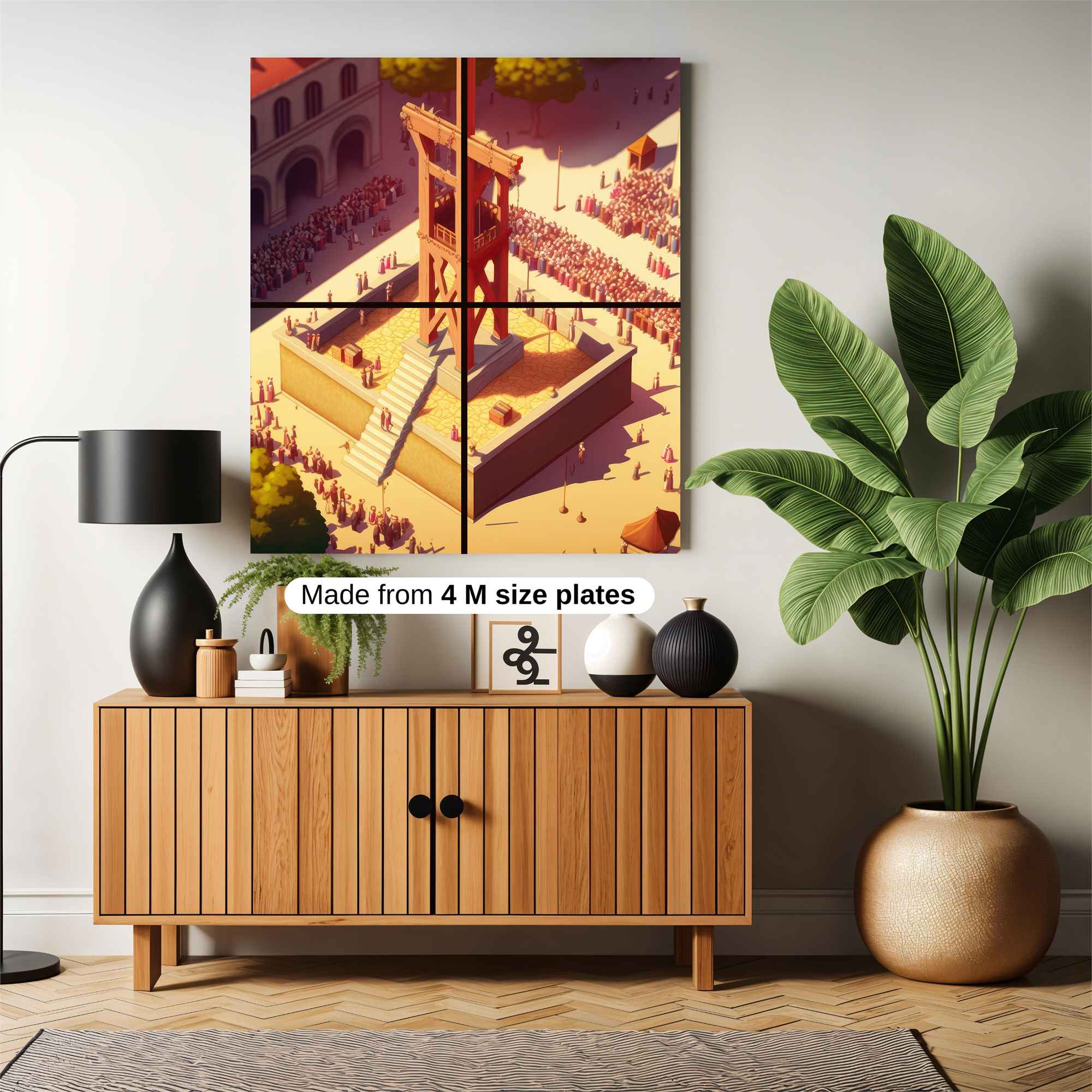 Crucifixion Drama Safe Wall Magnetic / M