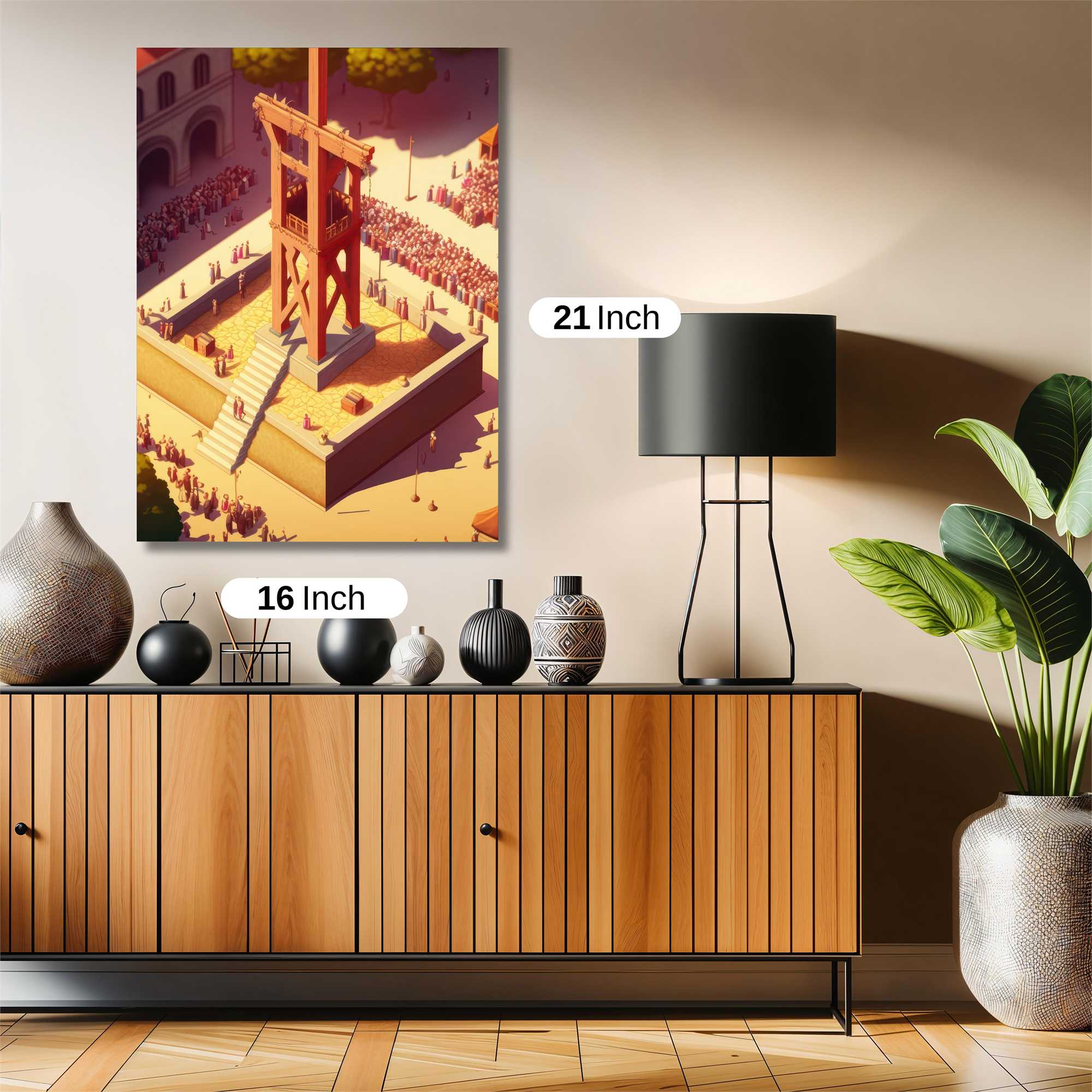 Crucifixion Drama Safe Wall Magnetic / M